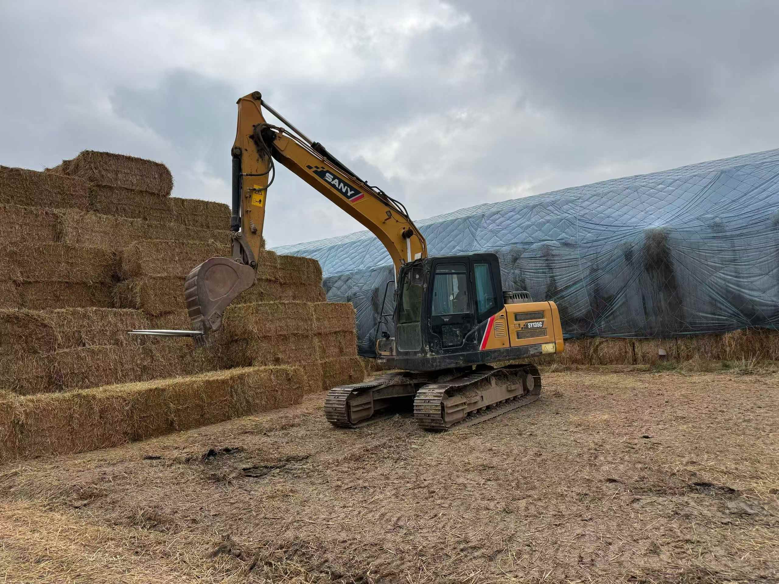Buy Sany SY135 Used Excavator / 3
