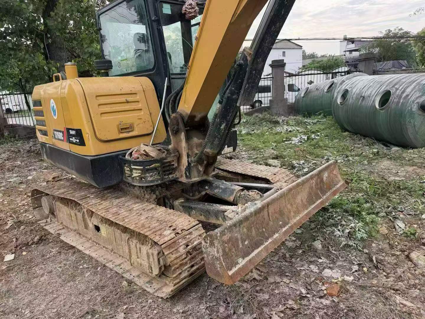 Buy Sany SY55 Used Excavator / 4