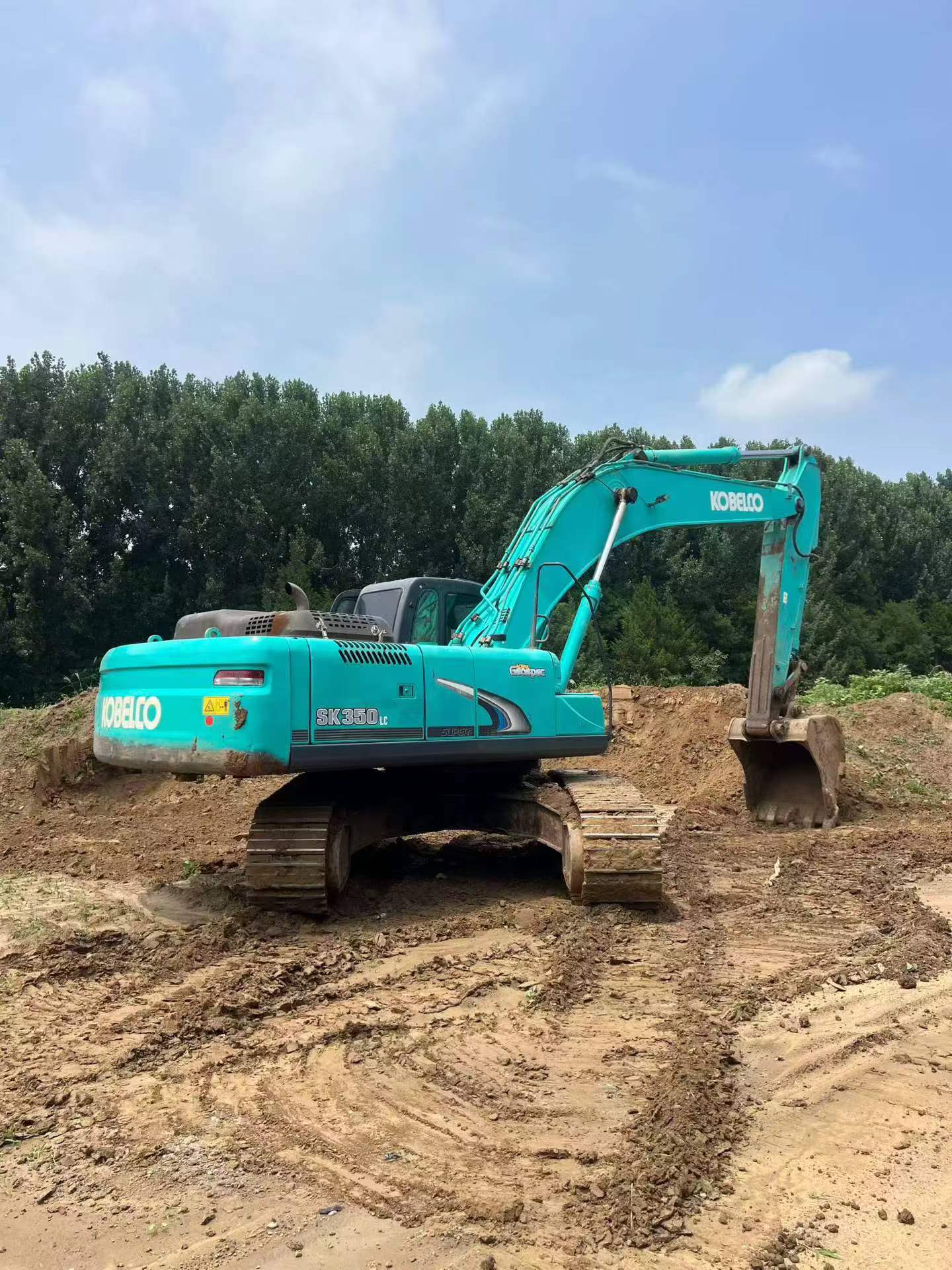 Buy Kobelco SK350-8 Used Excavator / 4