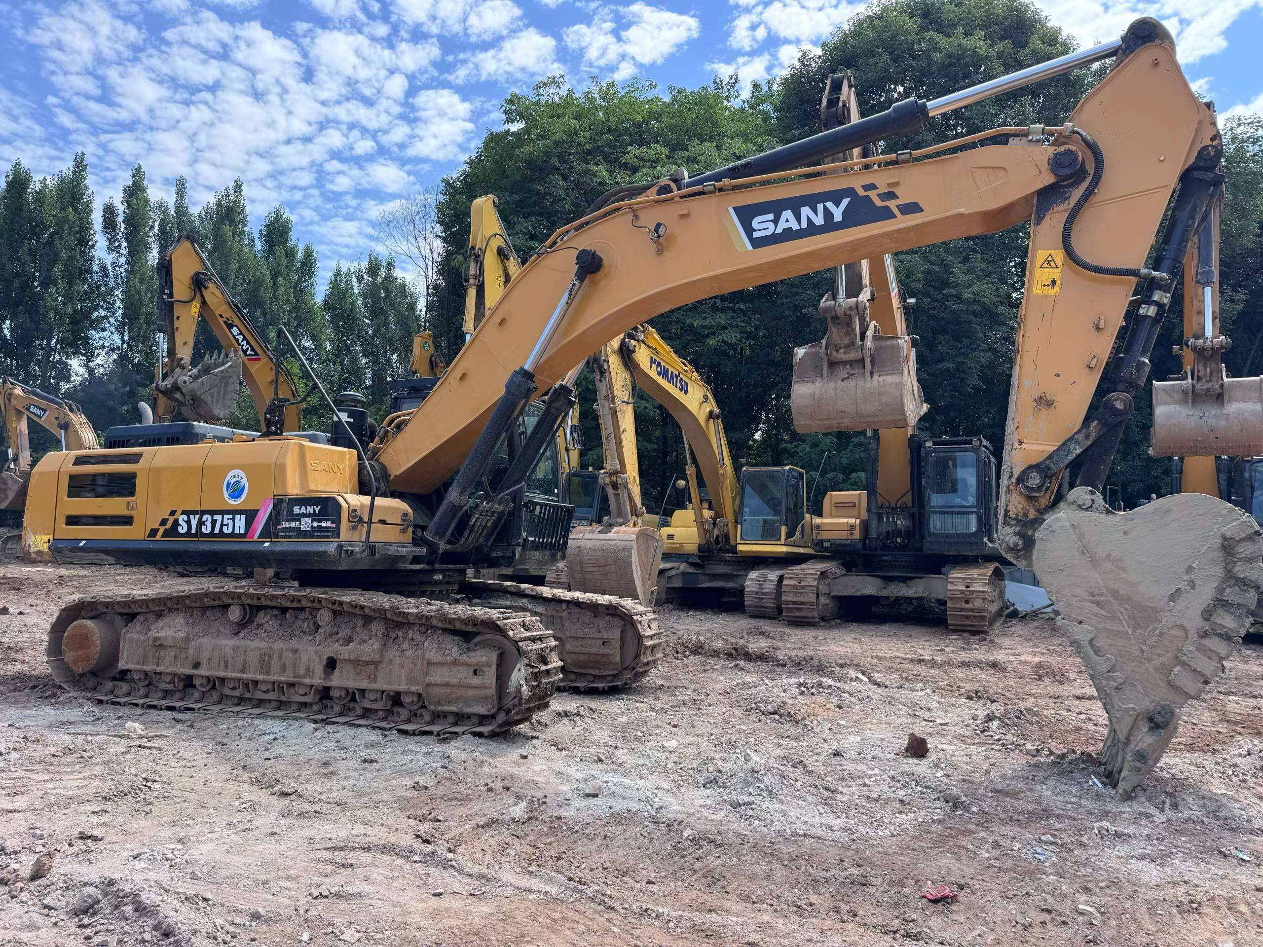 Buy Sany SY375H Used Excavator / 3