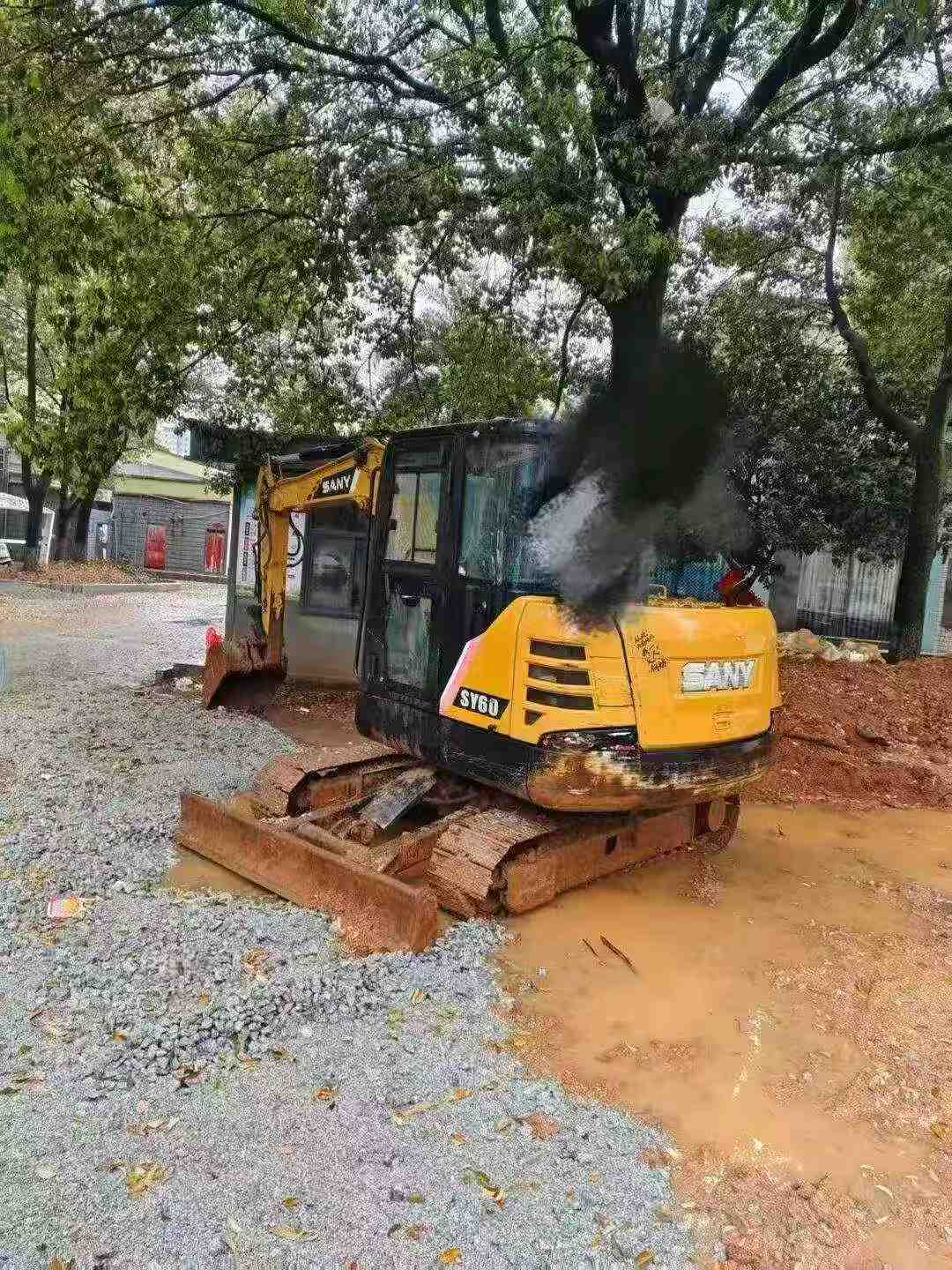 Buy Sany SY55 Used Excavator / 4