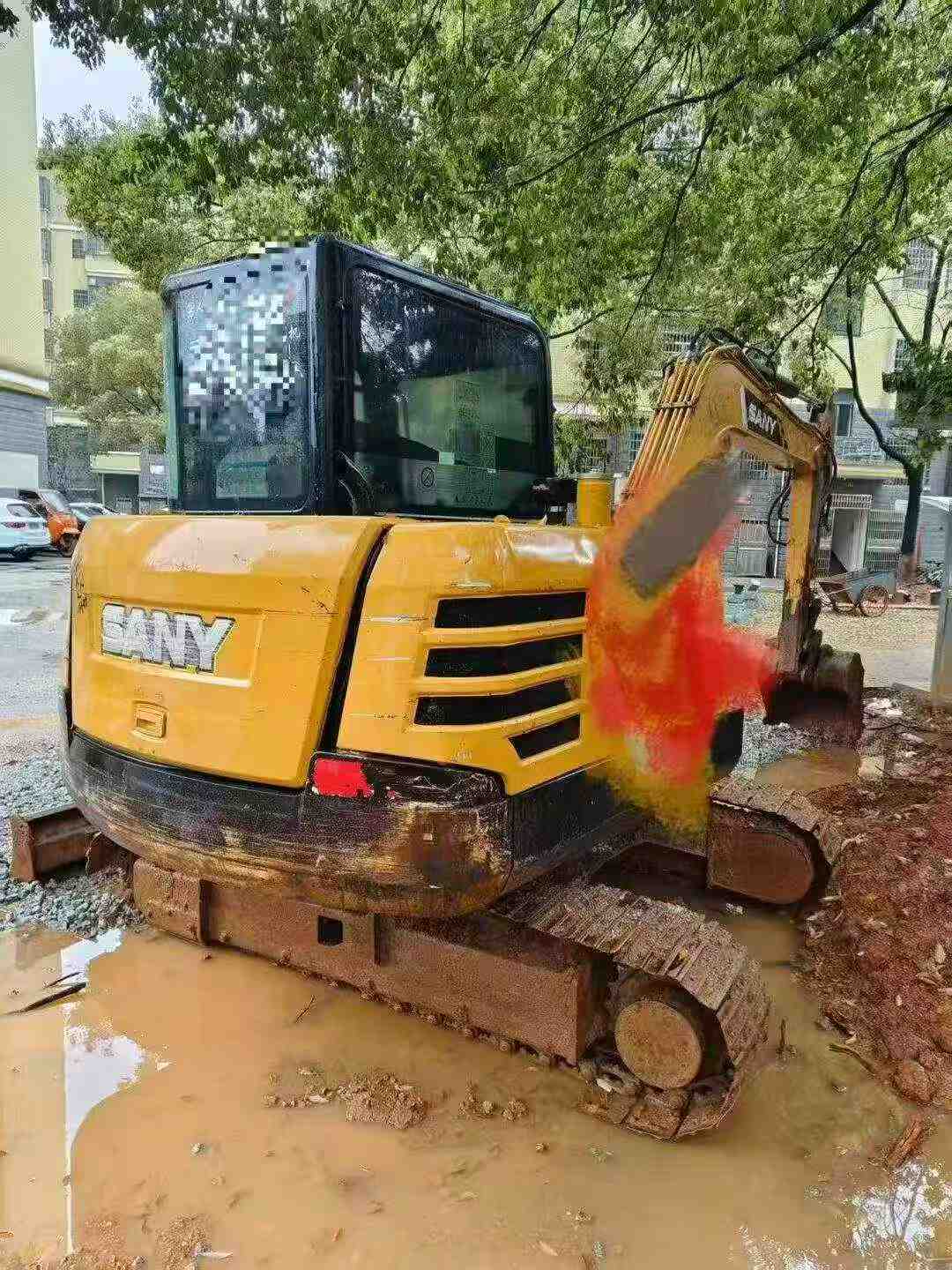 Buy Sany SY55 Used Excavator / 5