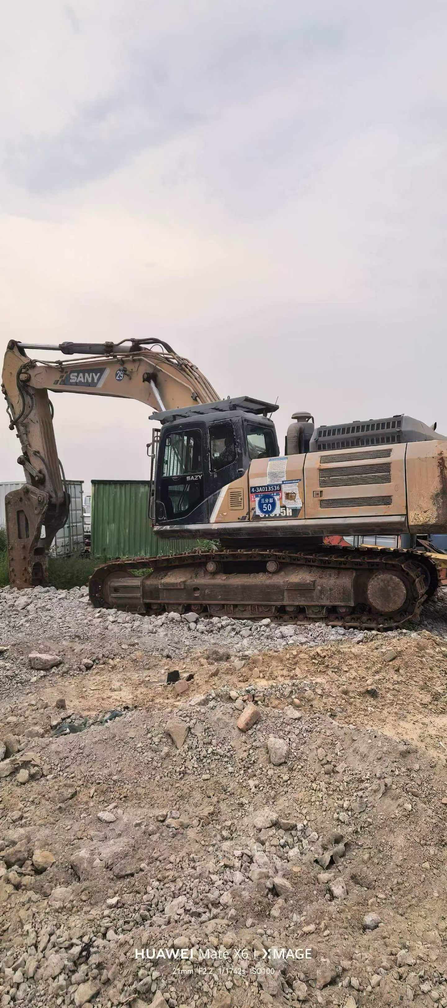 Buy Sany SY375H Used Excavator / 3