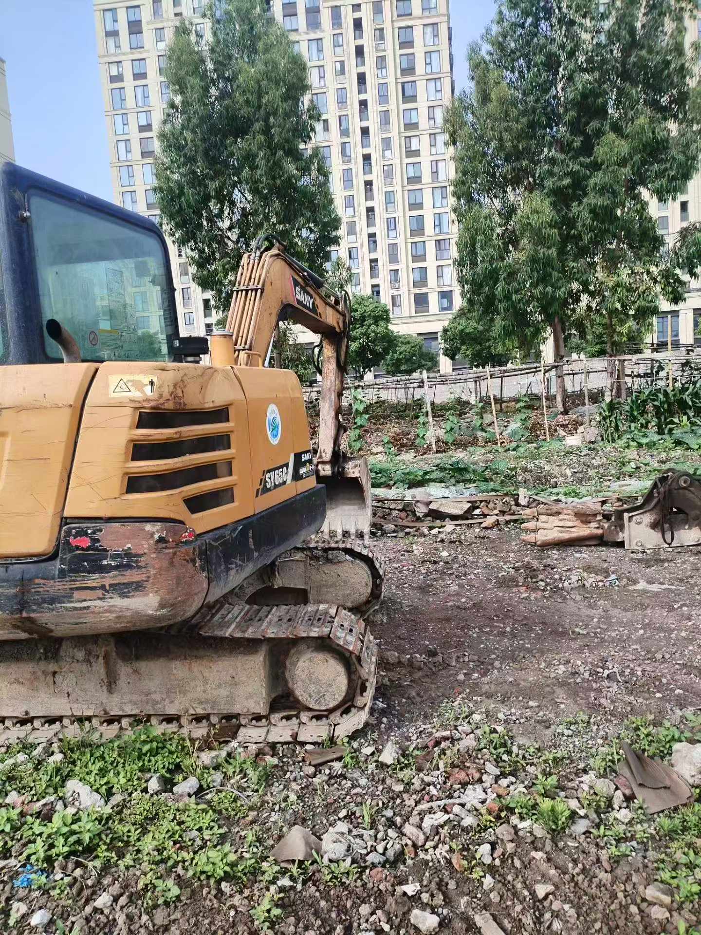 Buy Sany SY55 Used Excavator / 5