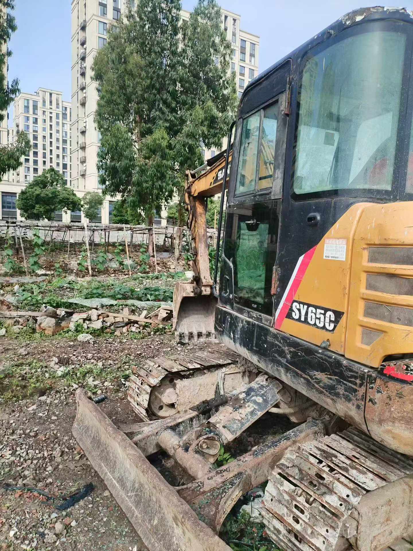 Buy Sany SY55 Used Excavator / 4