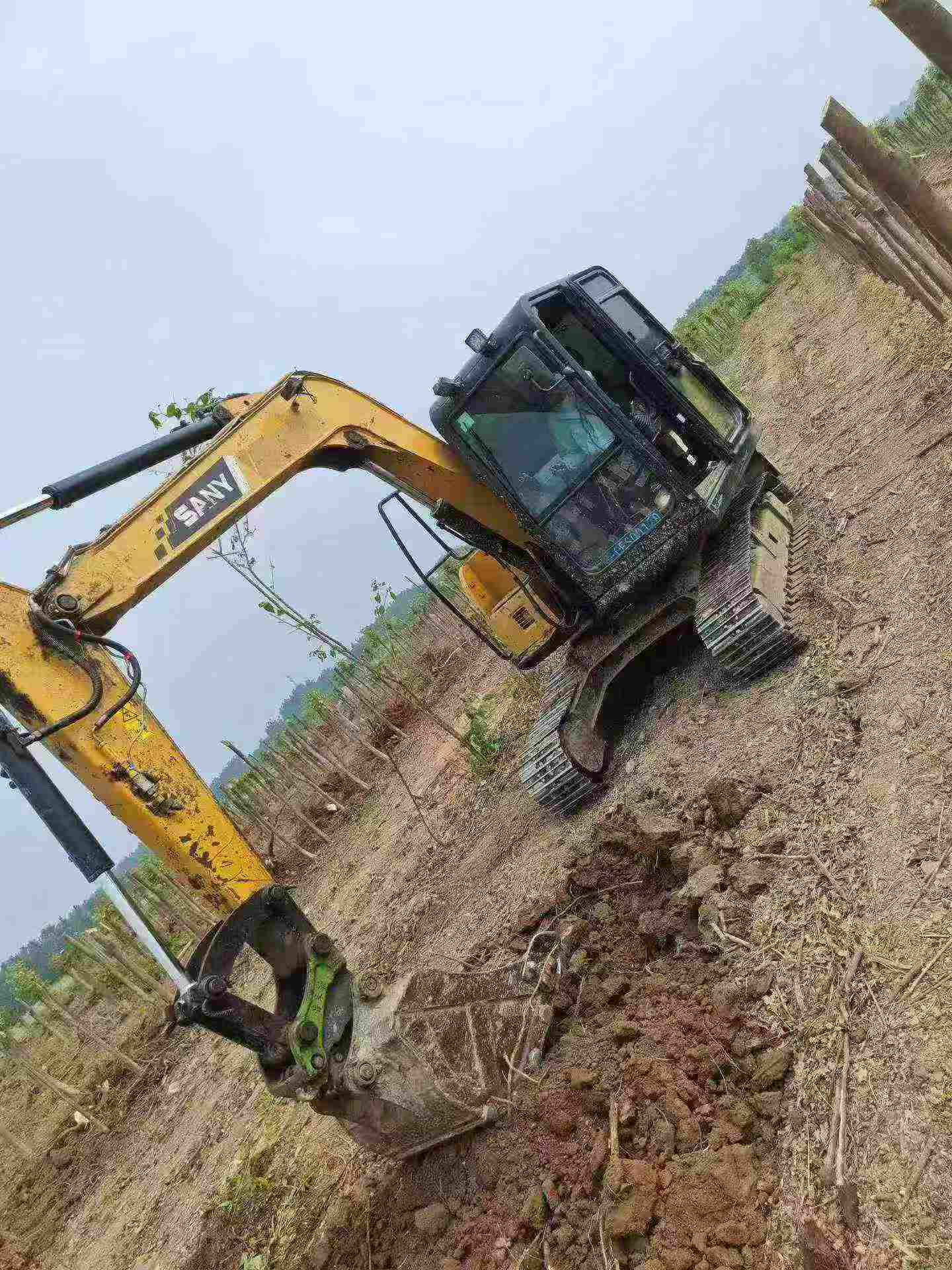 Buy Sany SY70C Used Excavator / 3