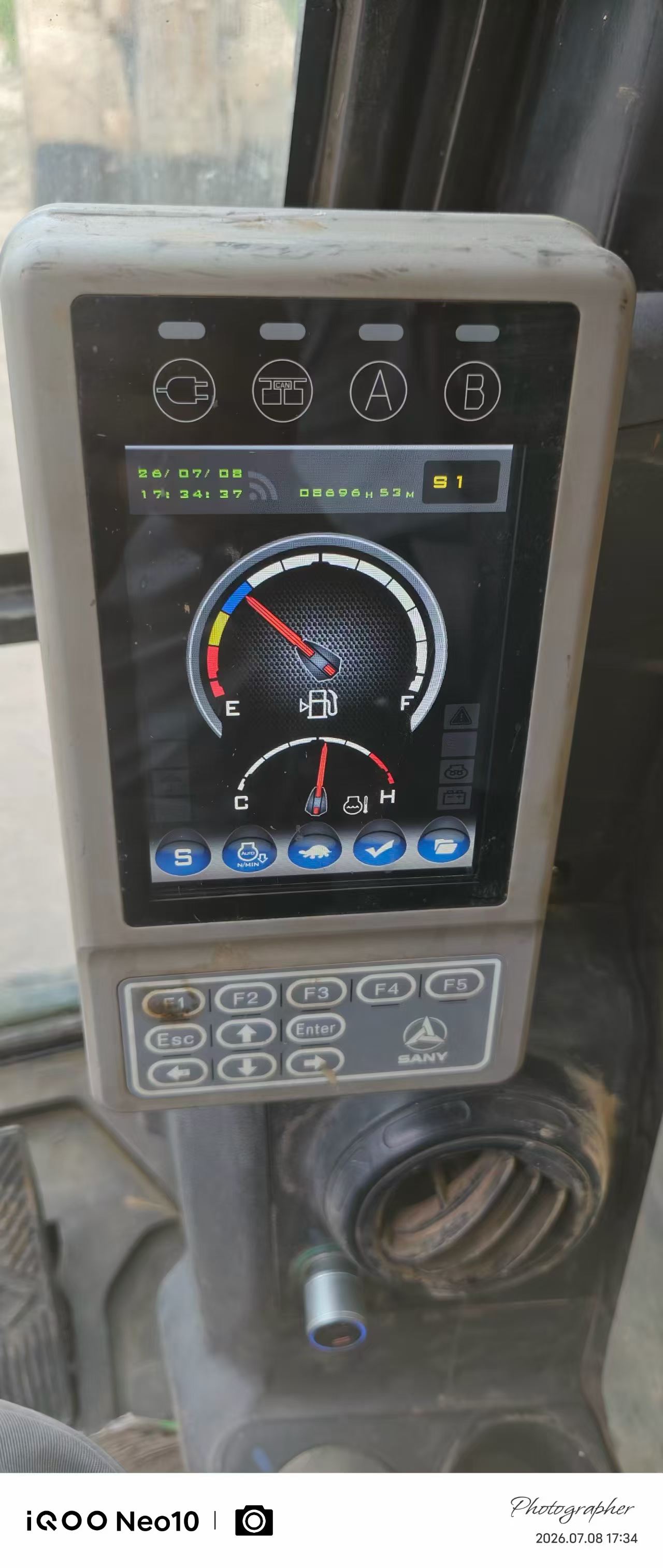 Buy Sany SY125C Used Excavator / 6