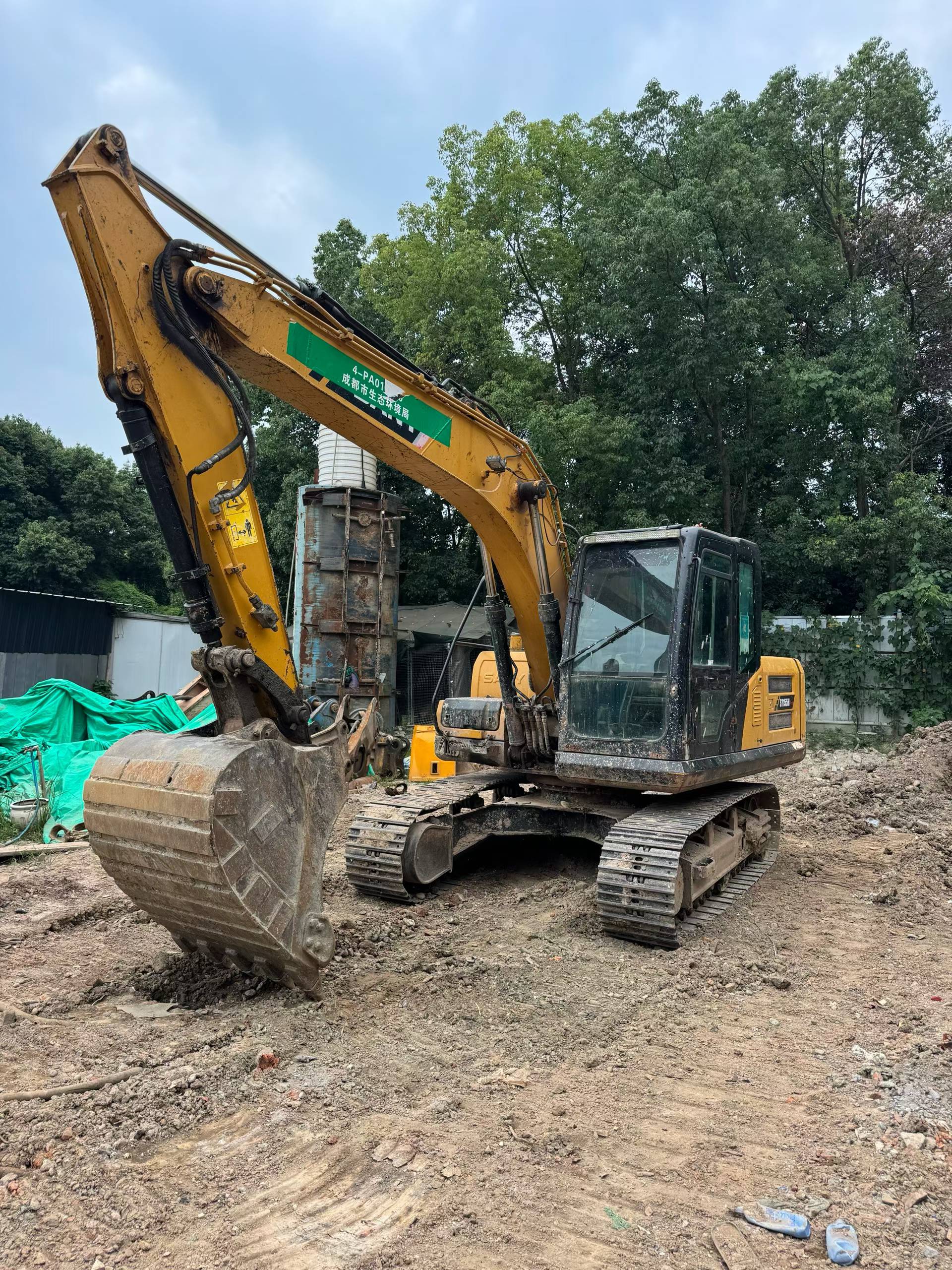 Buy Sany SY155C Used Excavator / 4