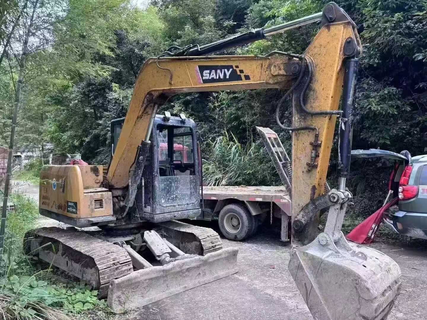 Buy Sany SY75 Used Excavator / 1
