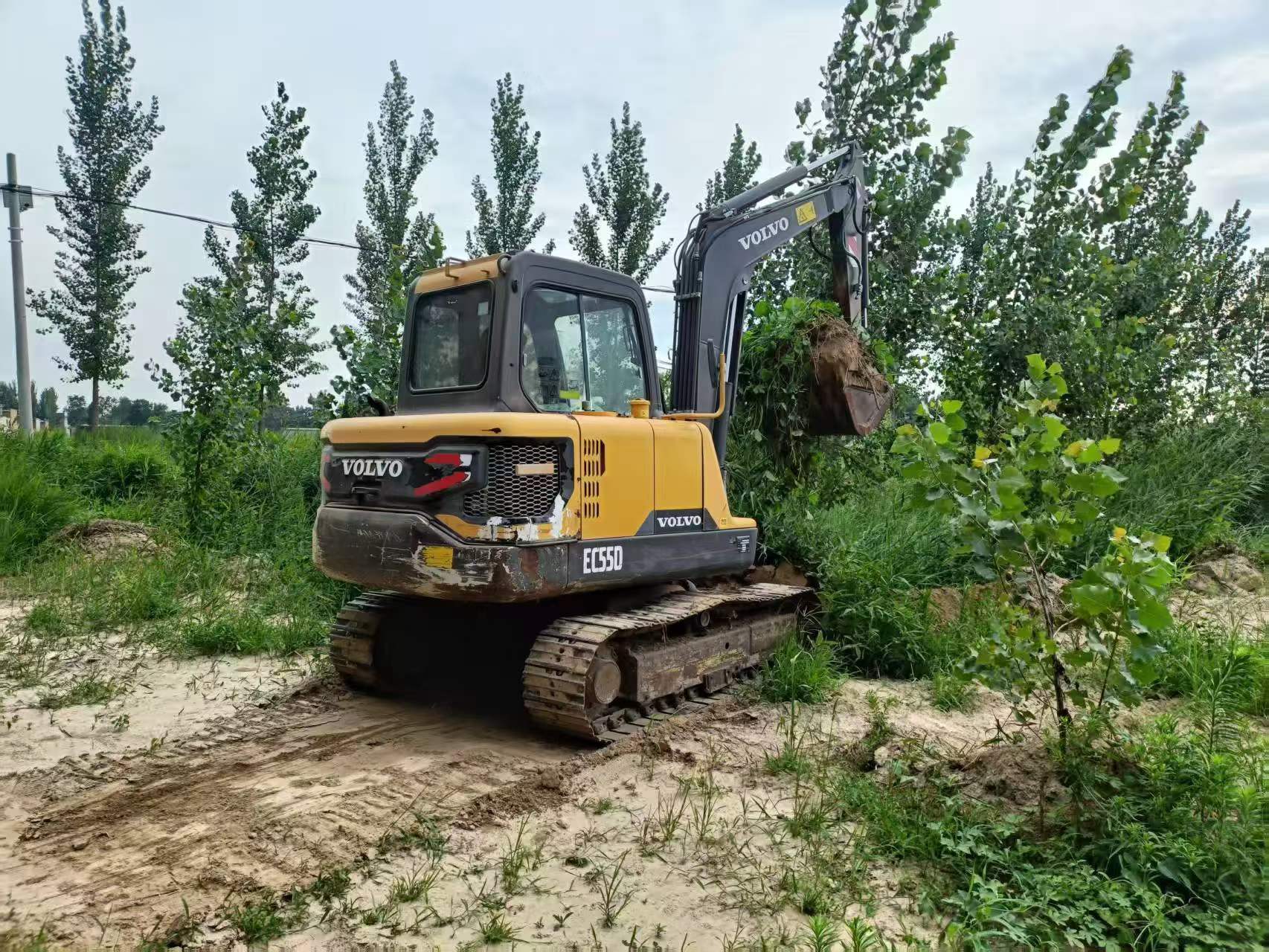 Buy Volvo EC55 Used Excavator