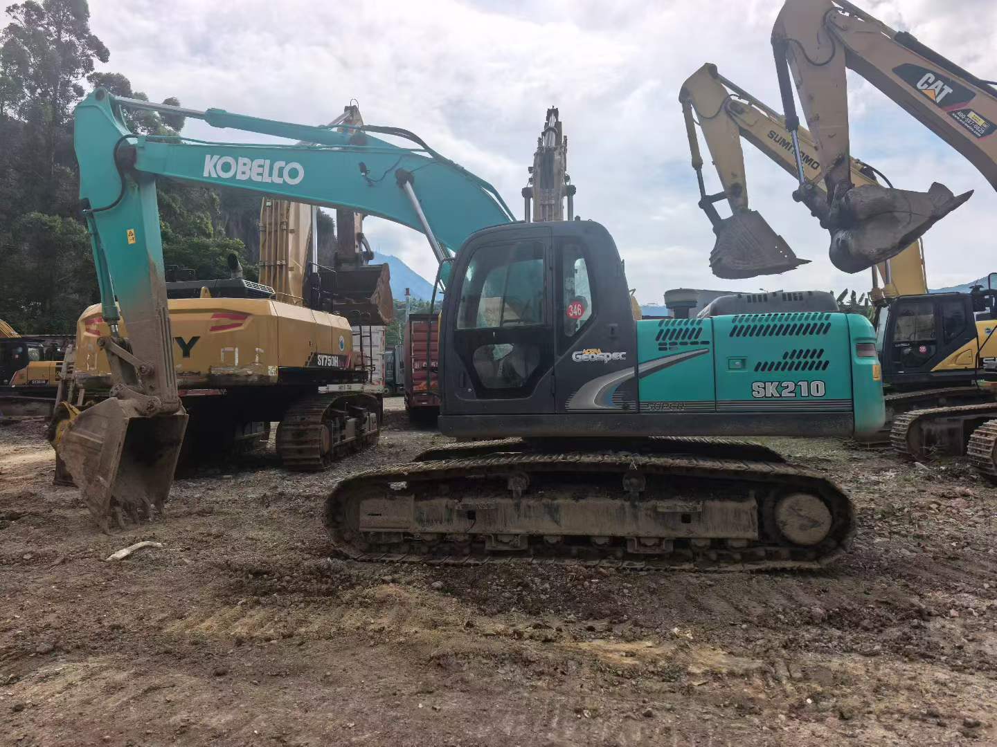 Buy Kobelco SK210 Used Excavator / 8