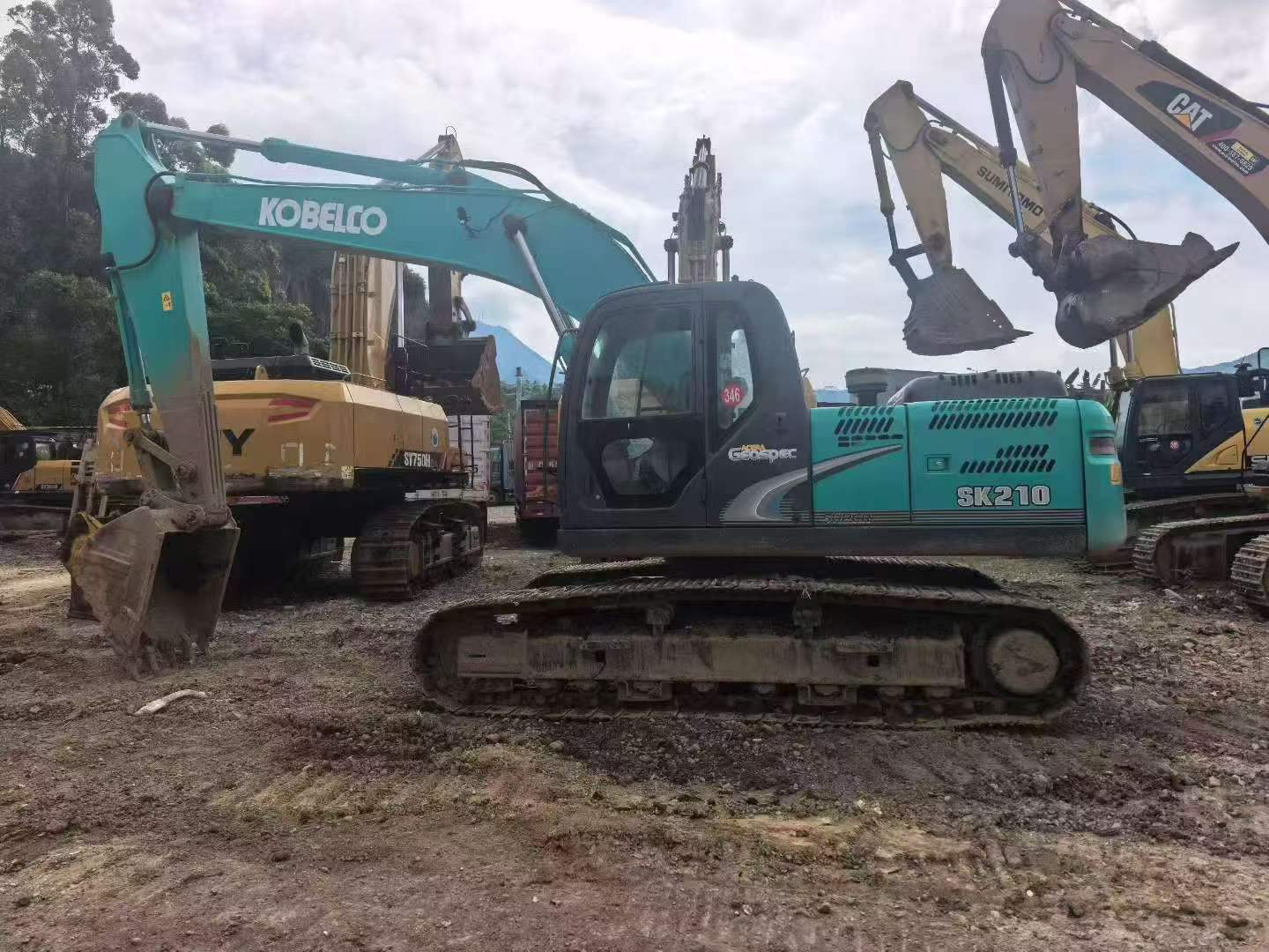 Buy Kobelco SK210 Used Excavator / 8