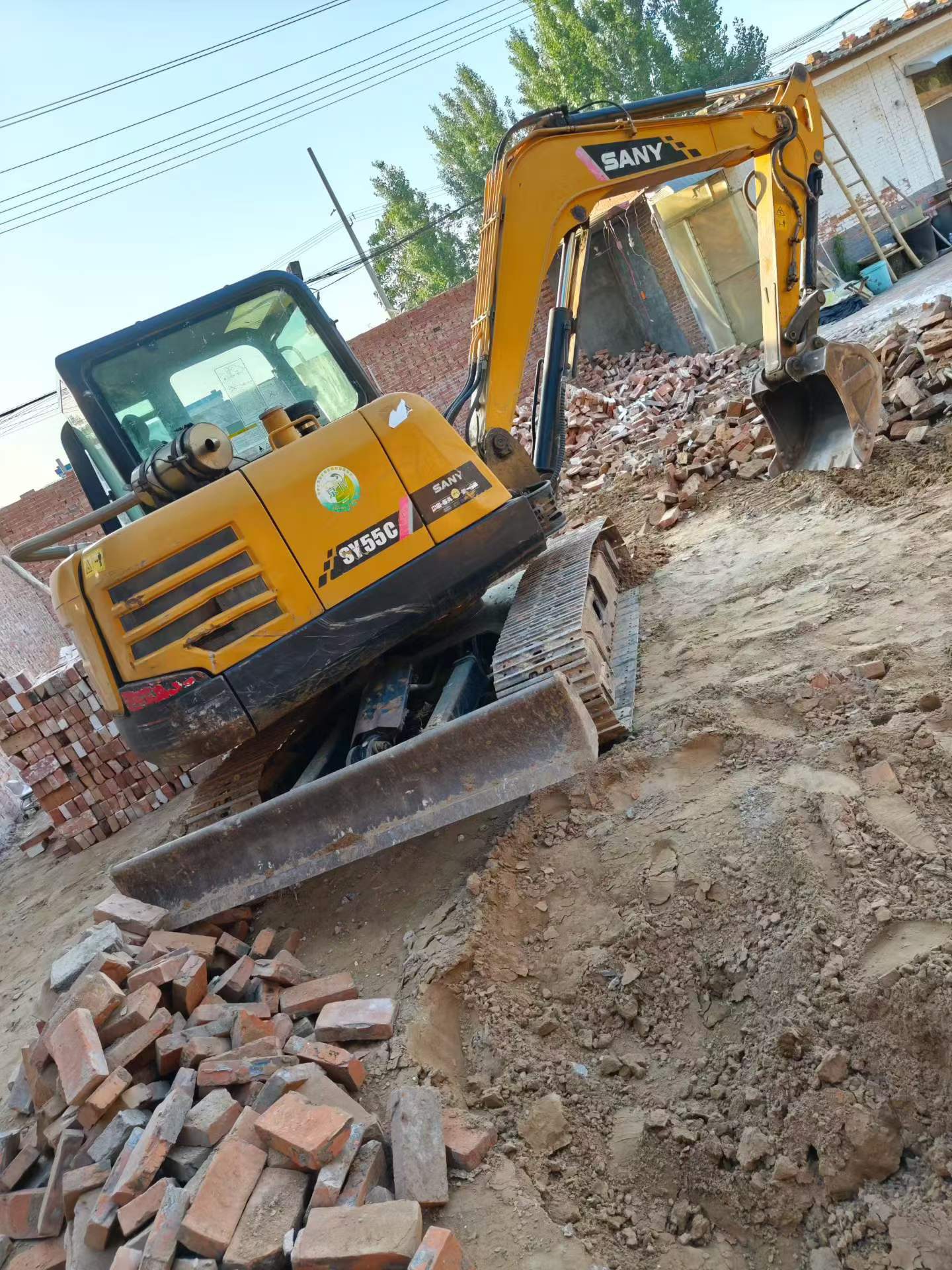 Buy Sany SY55 Used Excavator / 1