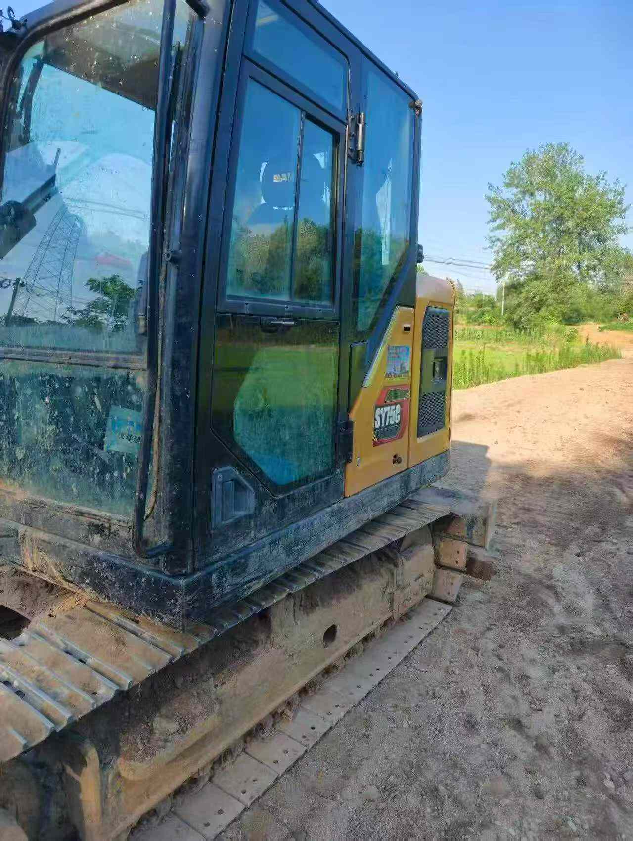 Buy Sany SY75 Used Excavator / 8
