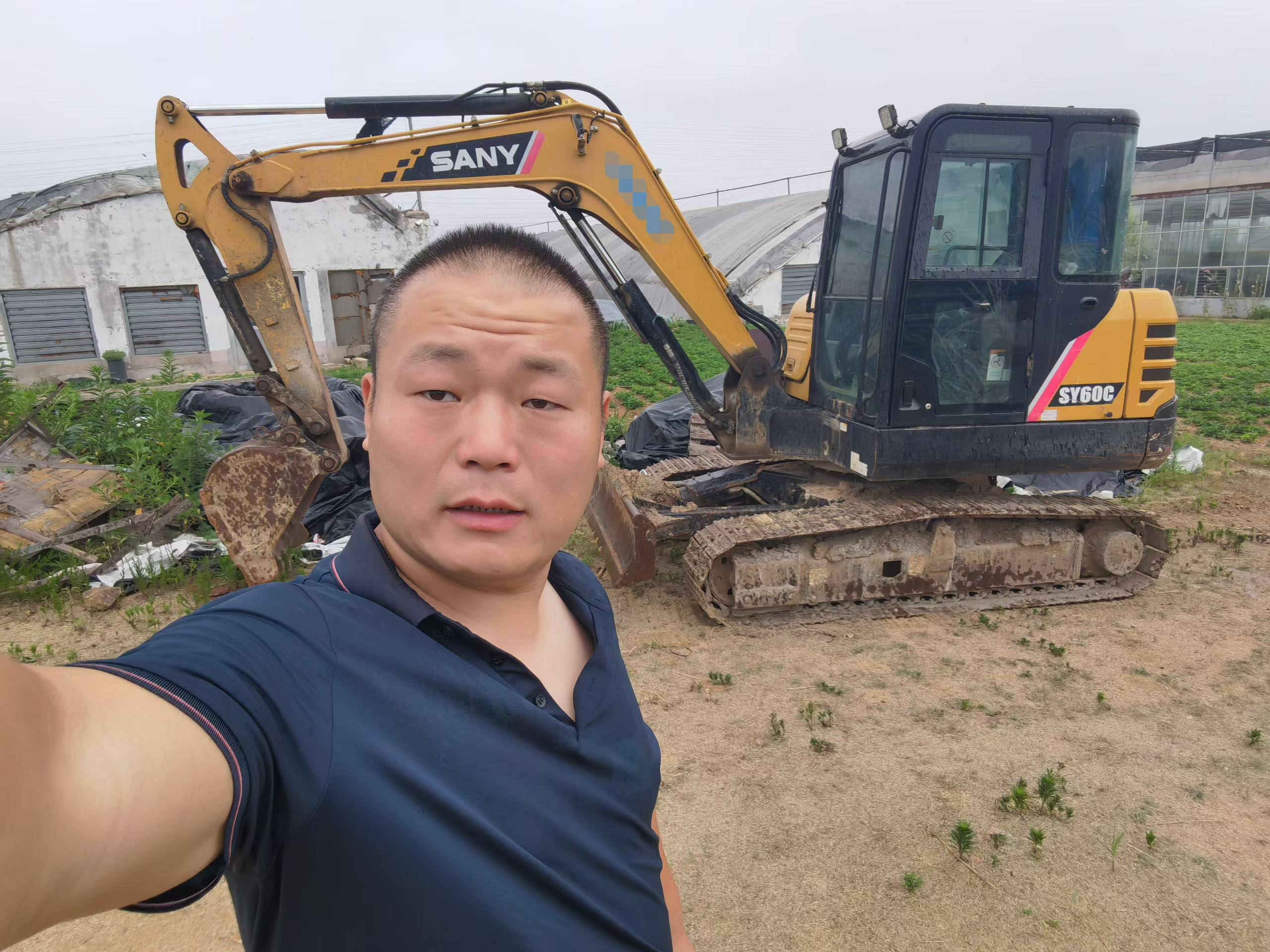 Buy Sany SY60 Used Excavator / 1