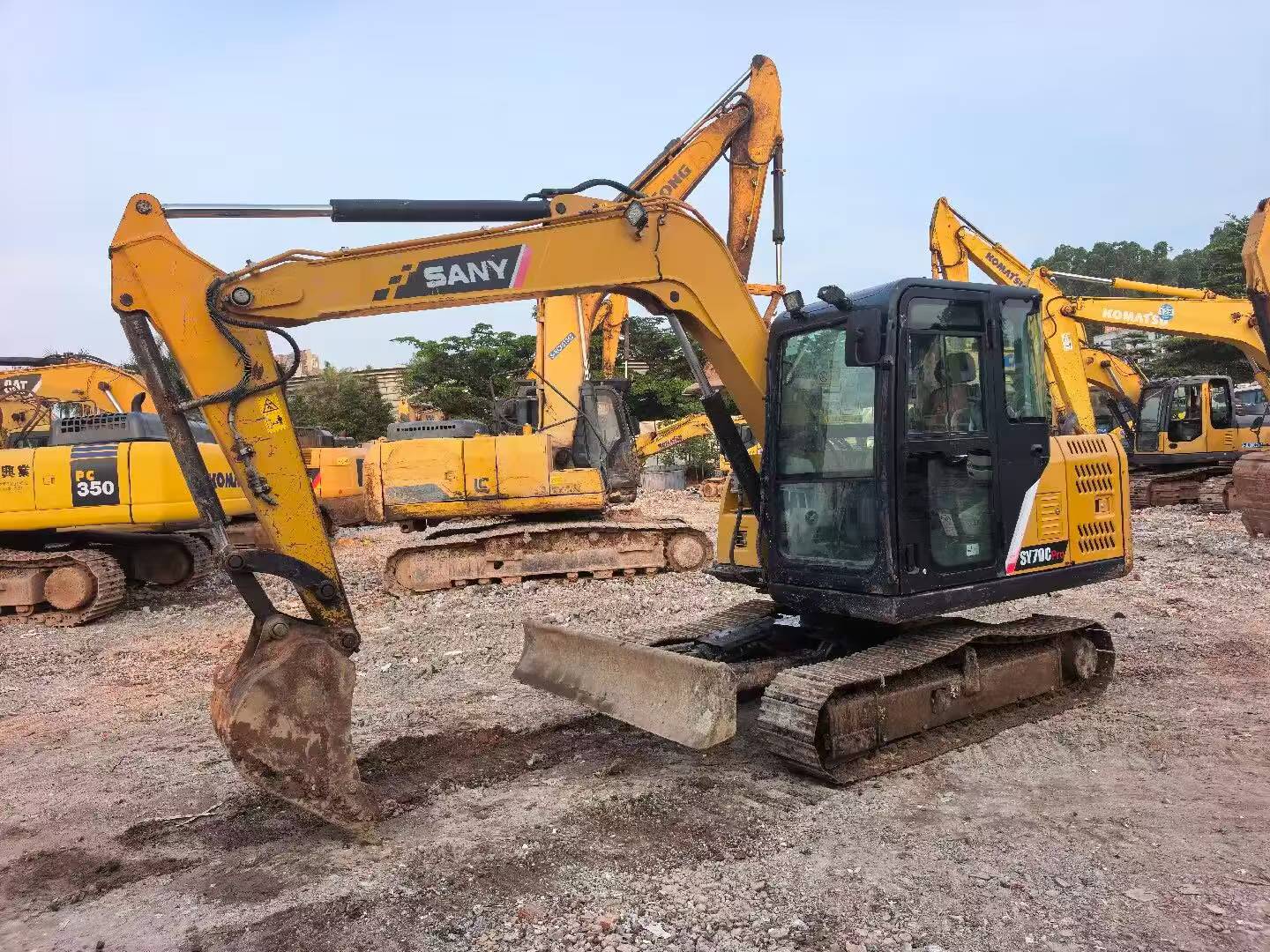 Buy Sany SY70C Used Excavator / 8