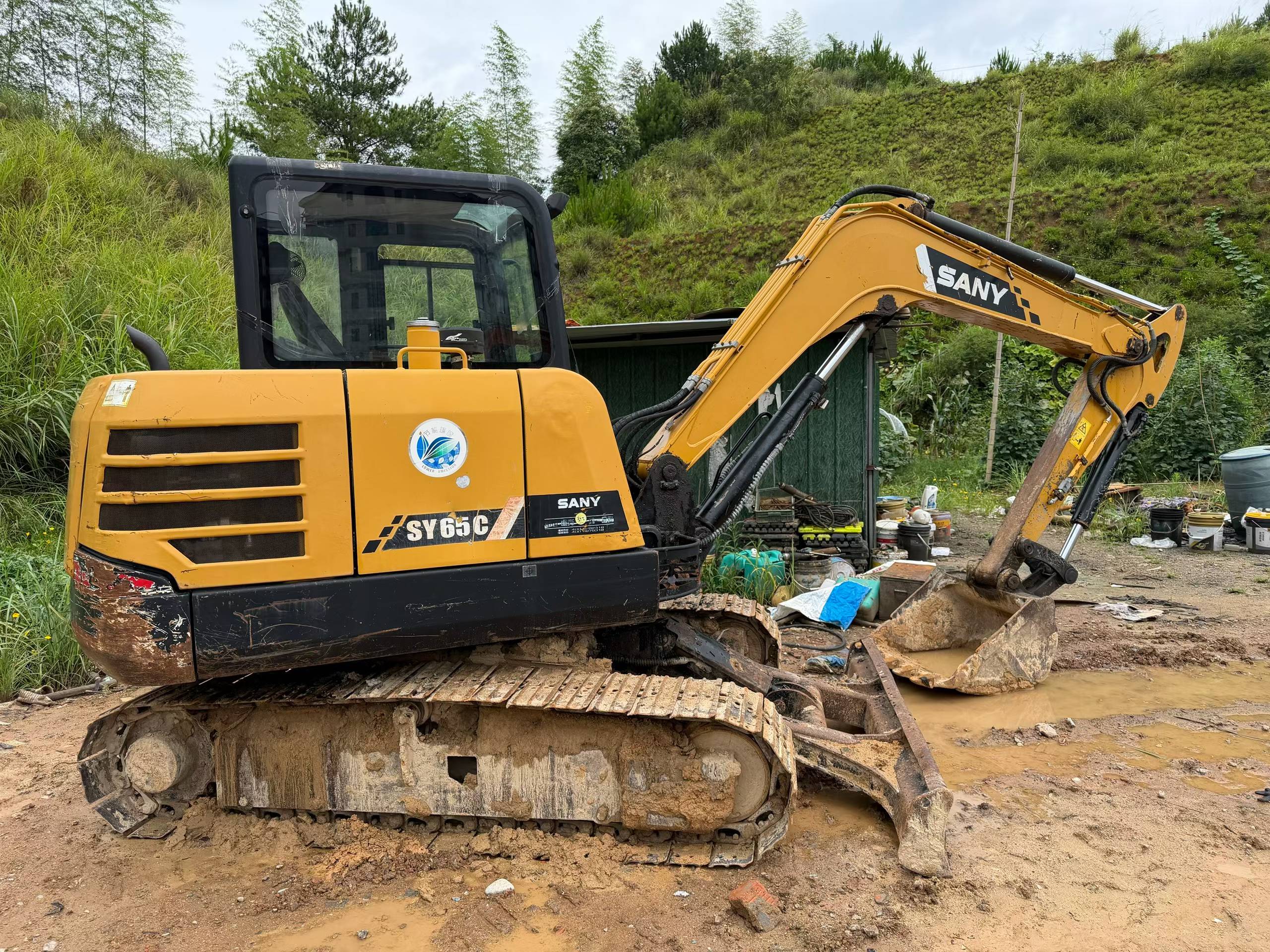 Buy Sany SY55 Used Excavator / 1