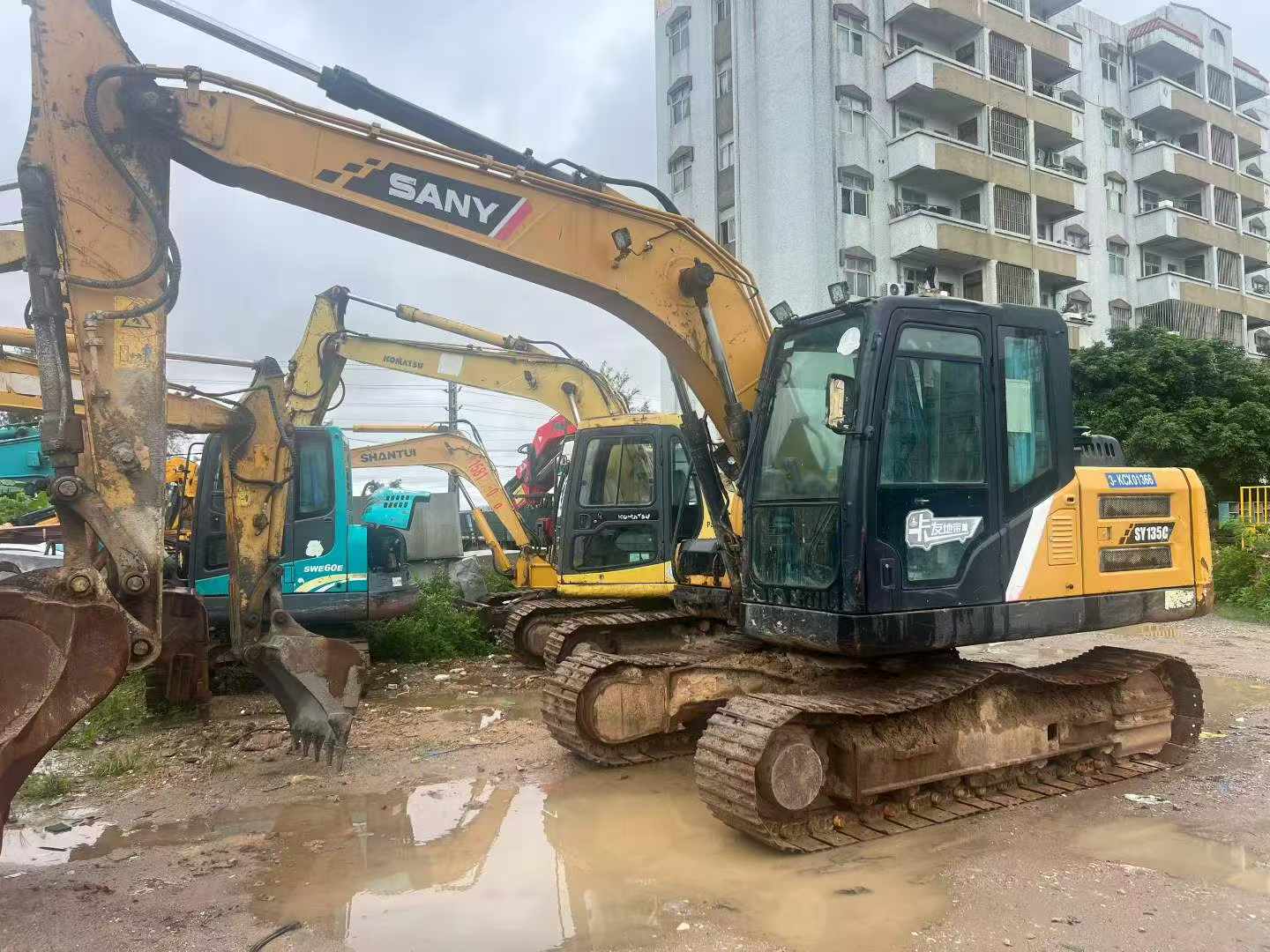 Buy Sany SY135 Used Excavator / 1