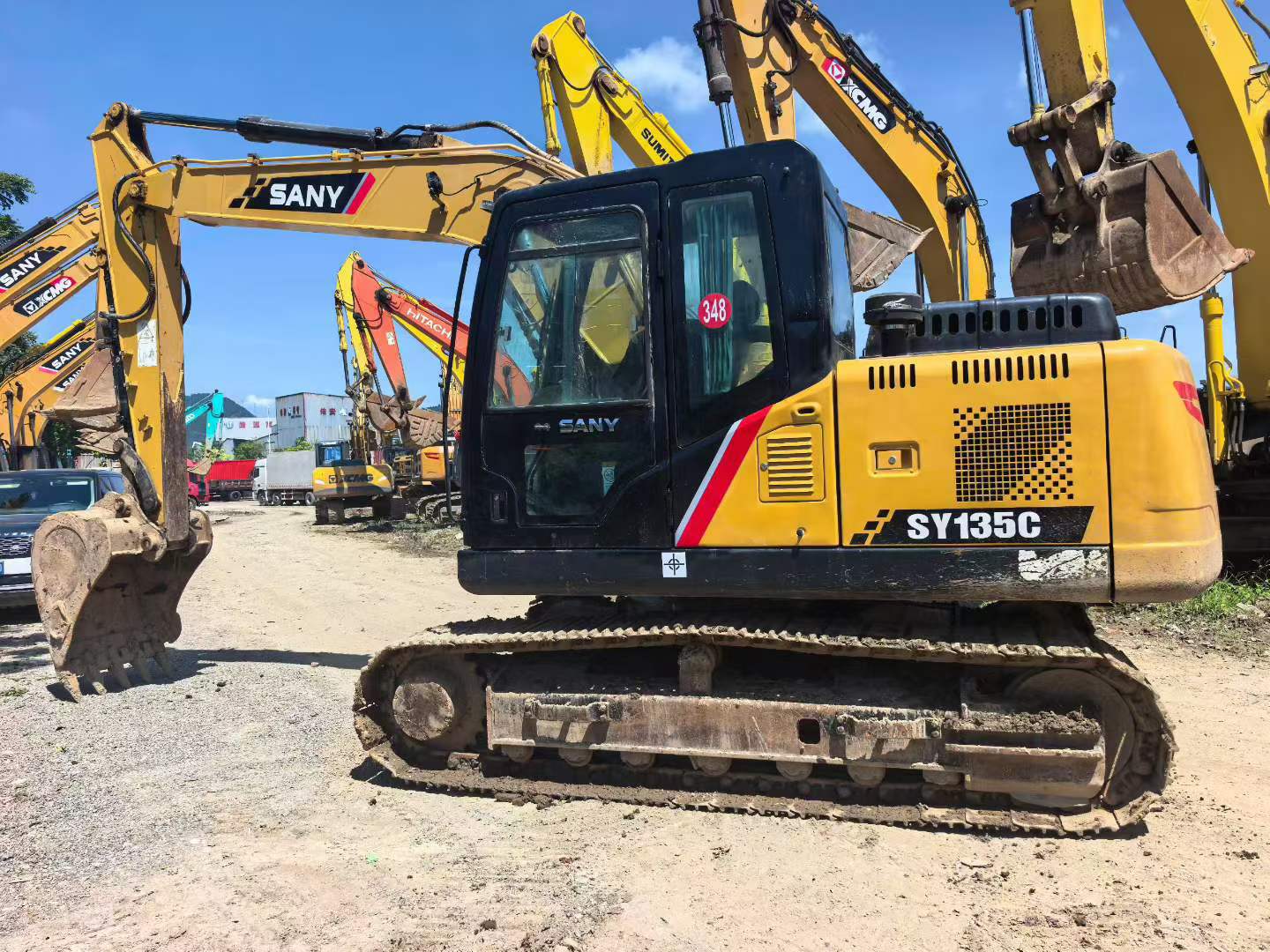 Buy Sany SY135 Used Excavator / 3