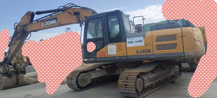 Buy XCMG XE245DK Used Excavator / 1