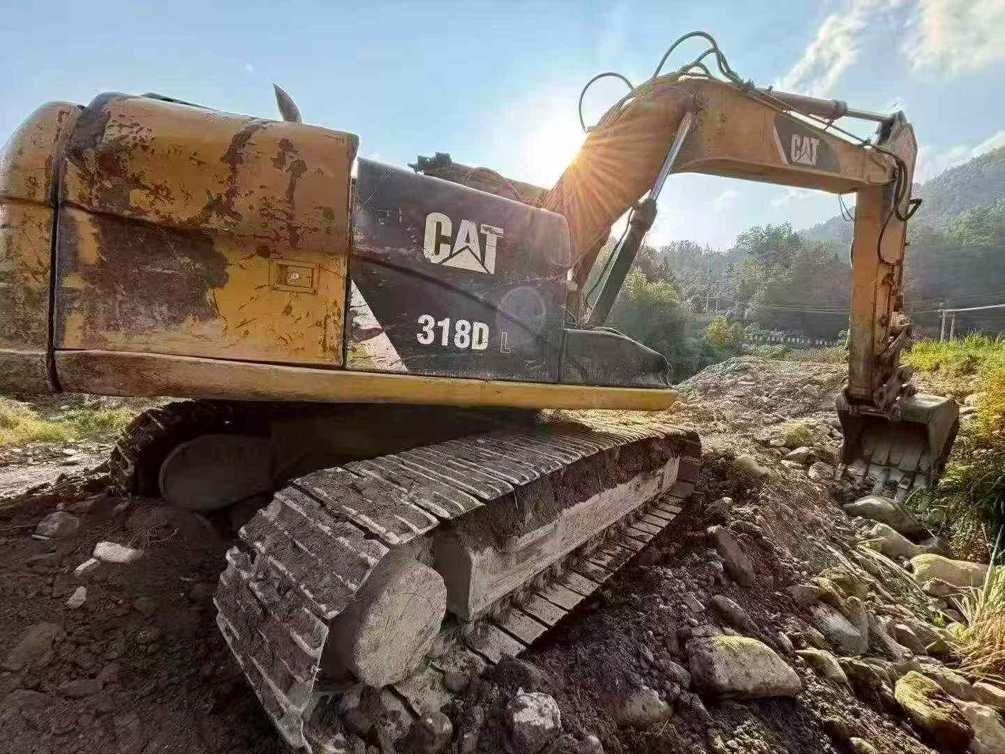 Buy Caterpillar M318 Used Excavator / 4