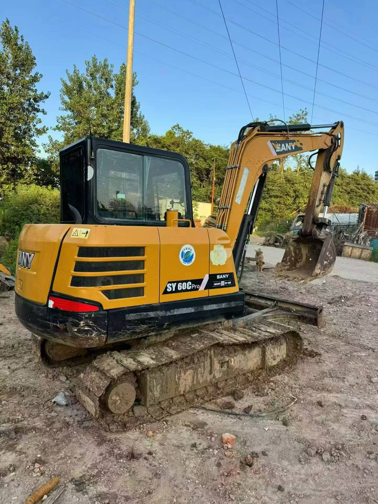 Buy Sany SY55 Used Excavator / 6
