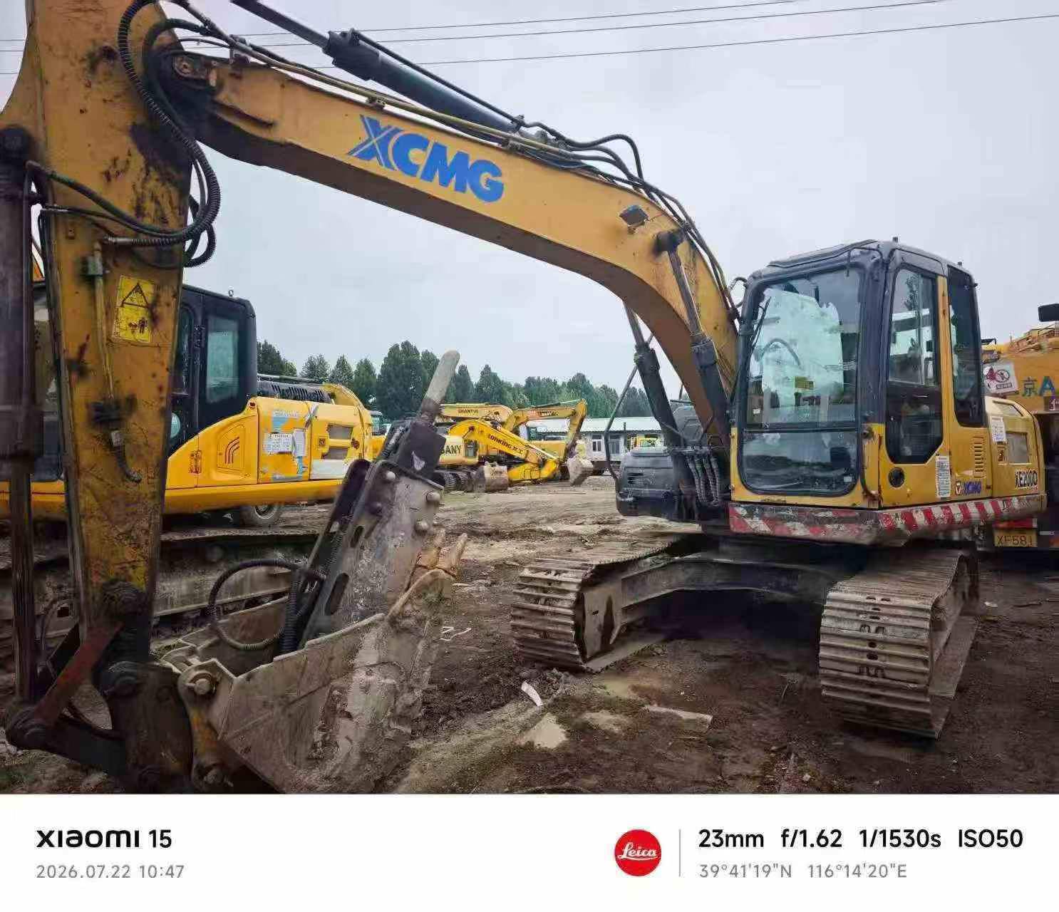 Buy XCMG XE135B Used Excavator / 9
