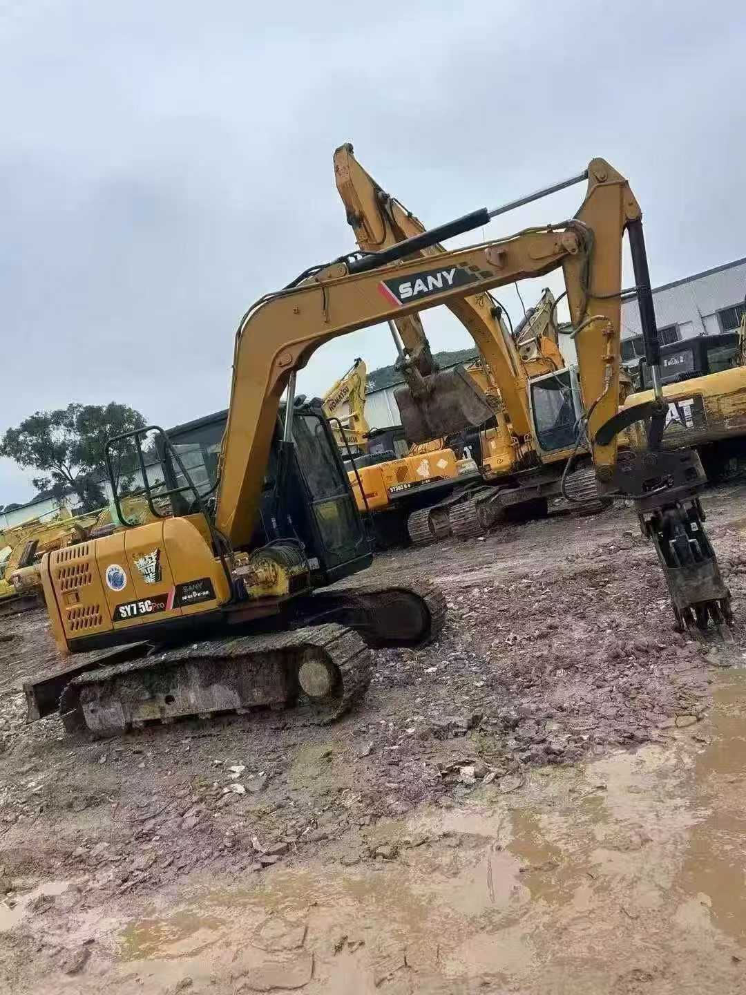 Buy Sany SY75 Used Excavator / 5