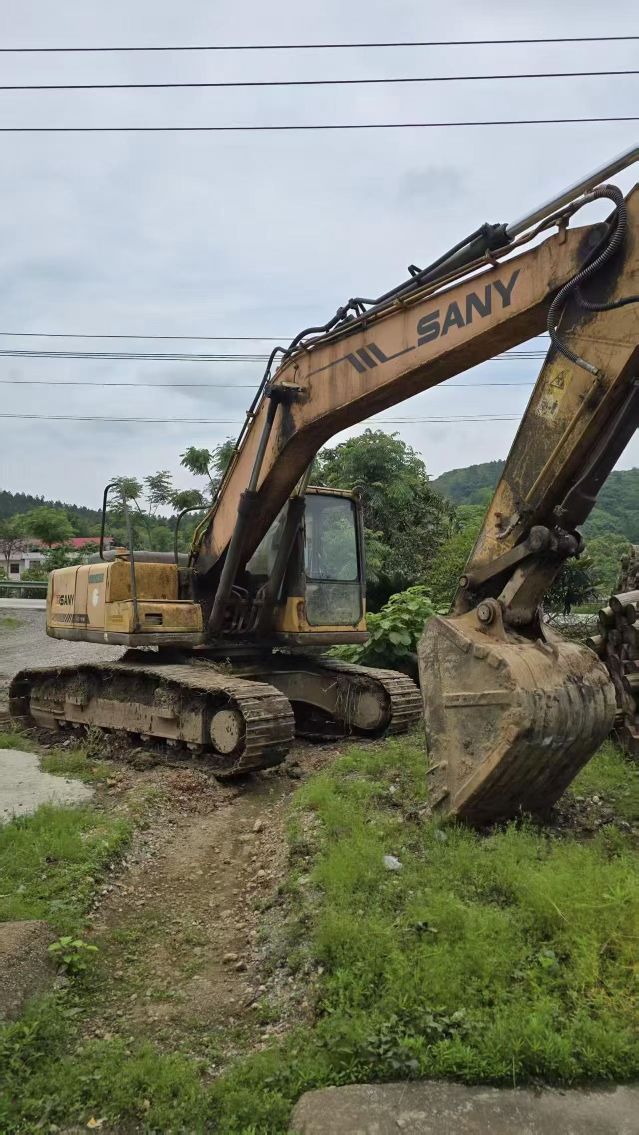 Buy Sany SY195C Used Excavator / 4