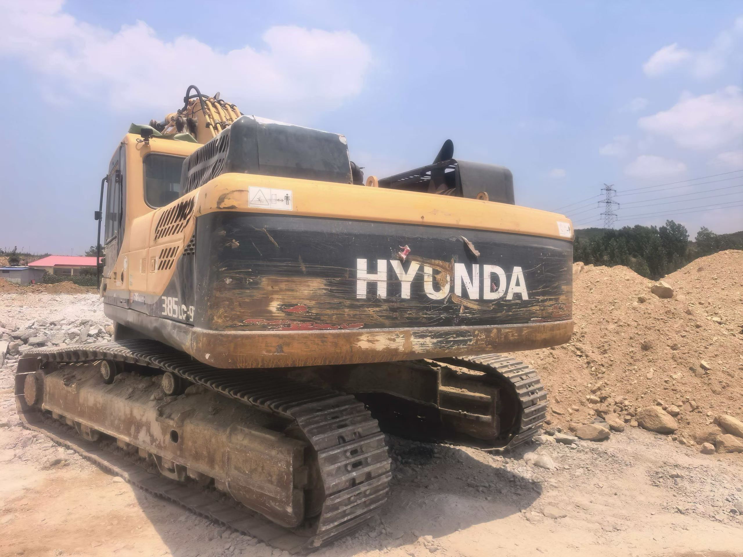 Buy Hyundai R385LC-9 Used Excavator / 7