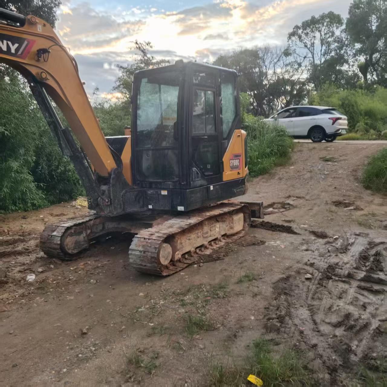 Buy Sany SY55 Used Excavator / 9