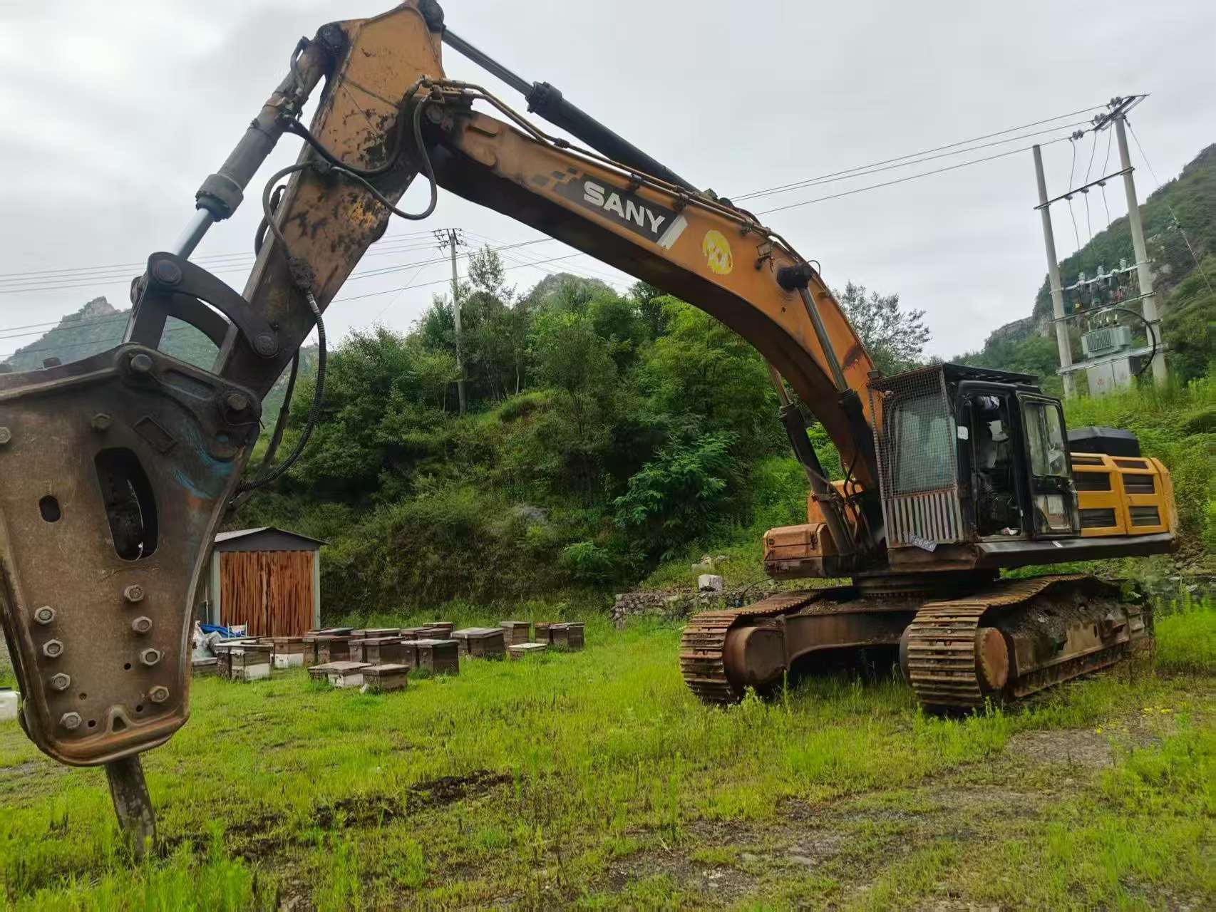 Buy Sany SY485C Used Excavator / 3
