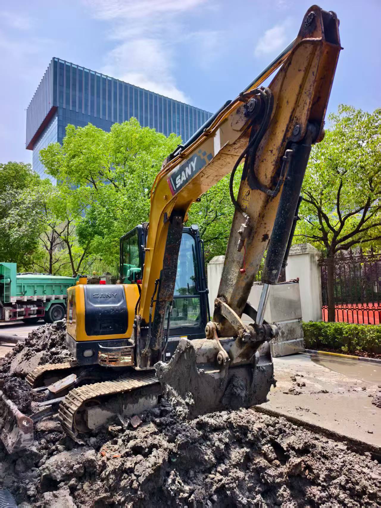 Buy Sany SY55 Used Excavator / 3