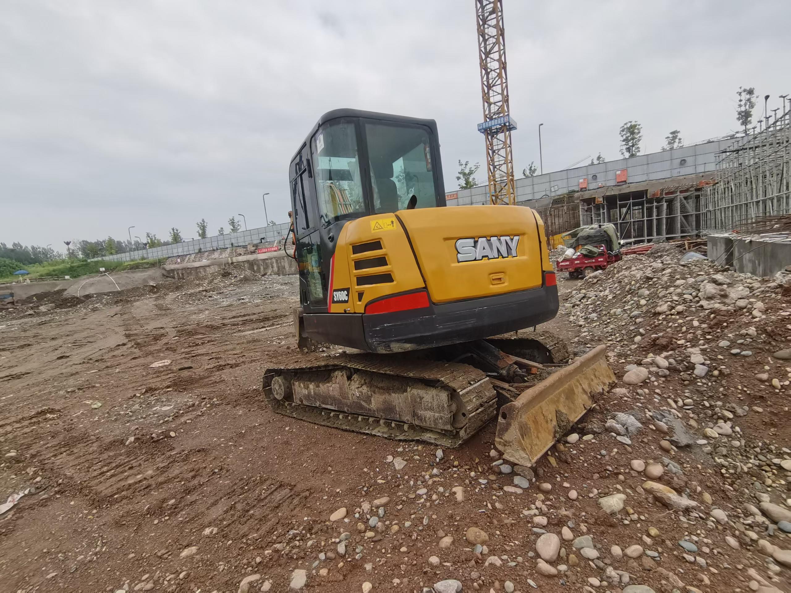 Buy Sany SY60 Used Excavator / 4