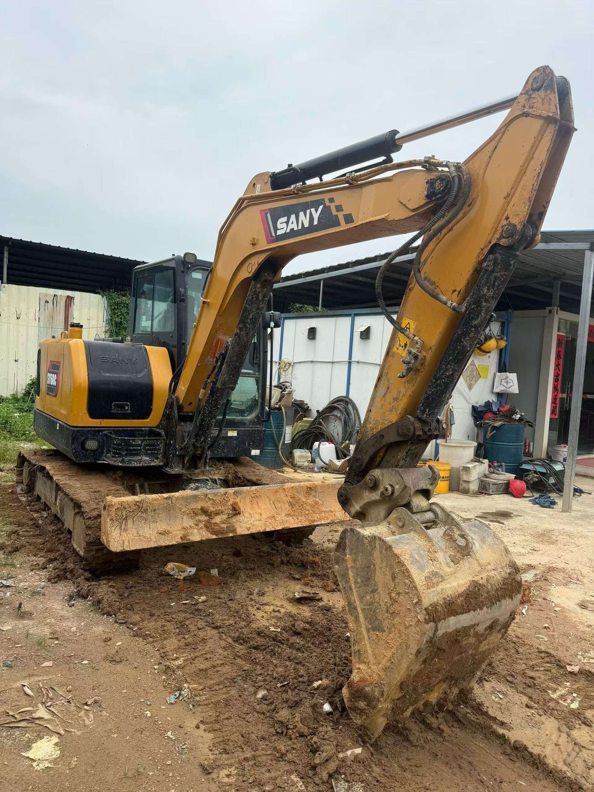 Buy Sany SY60 Used Excavator / 5
