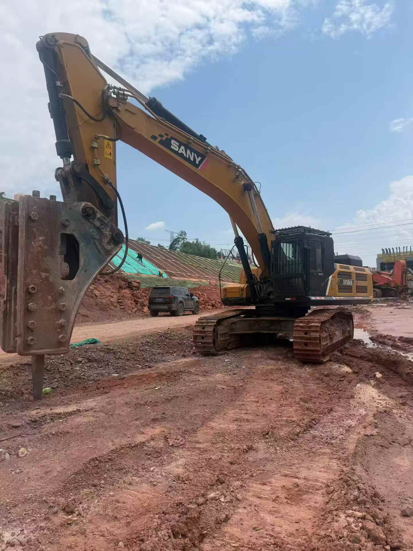 Buy Sany SY550H Used Excavator / 2