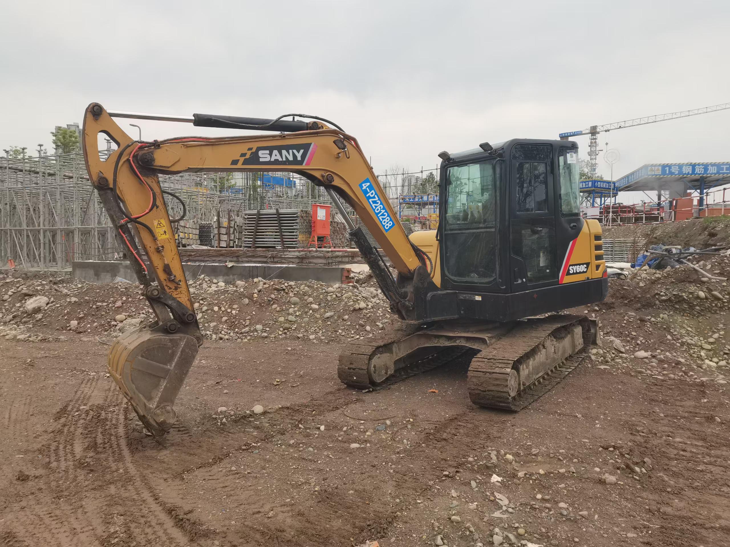Buy Sany SY60 Used Excavator / 2