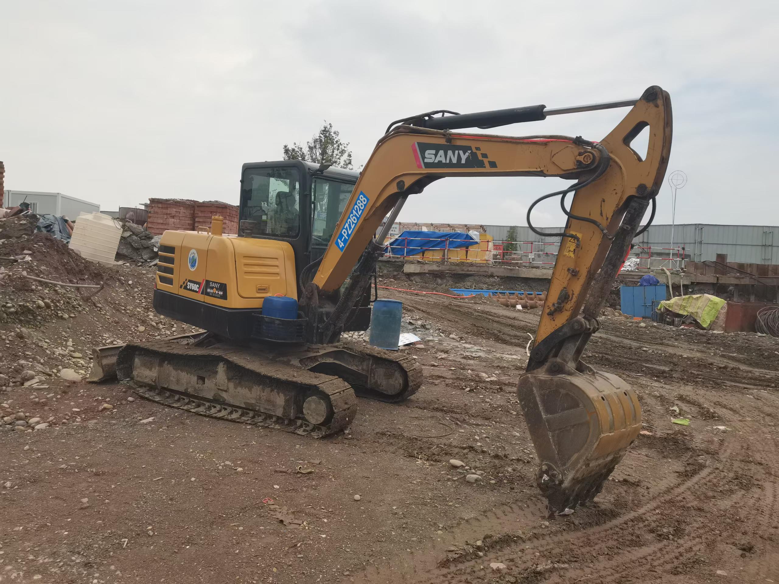 Buy Sany SY60 Used Excavator / 3