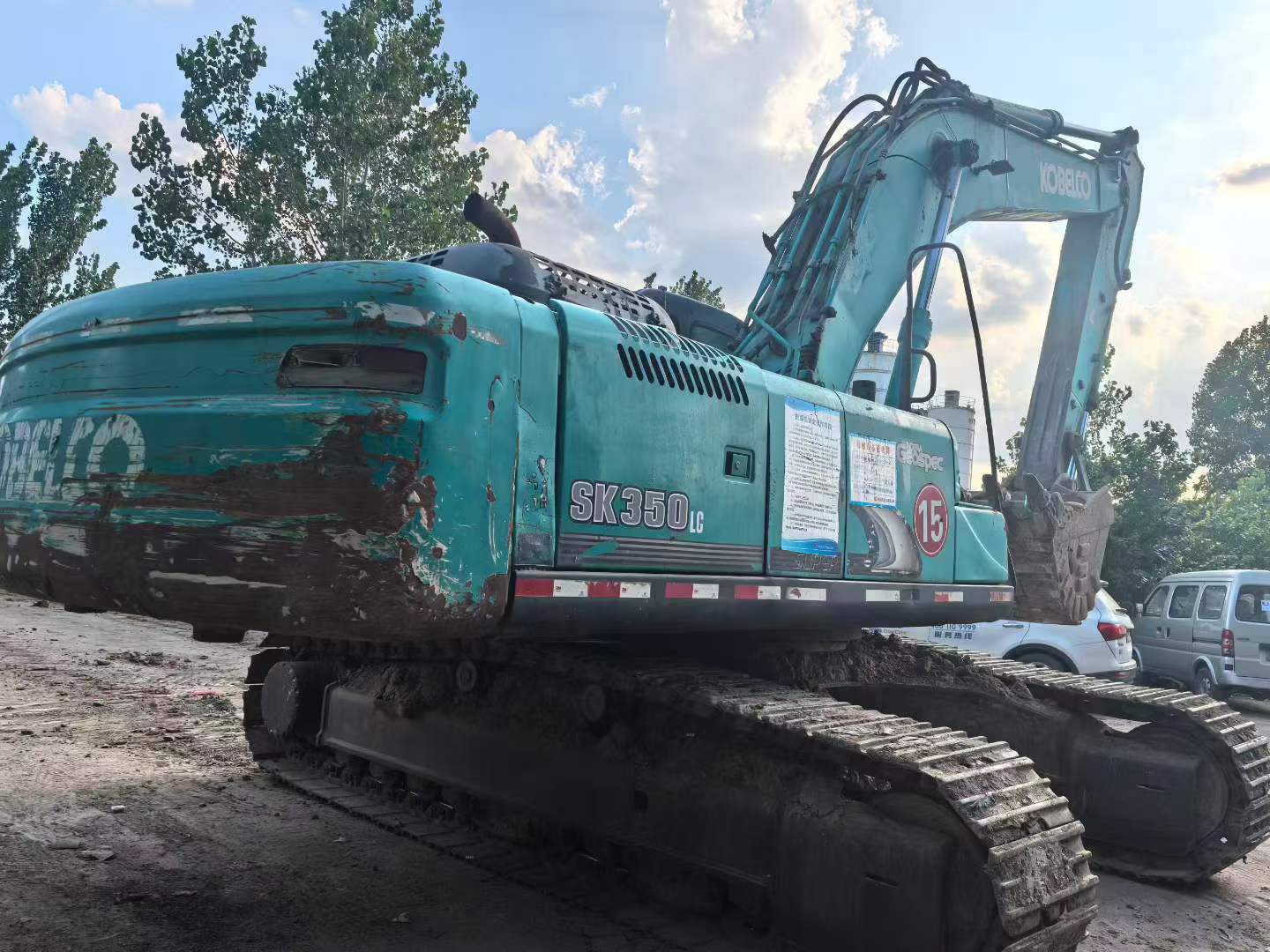 Buy Kobelco SK350-8 Used Excavator / 4
