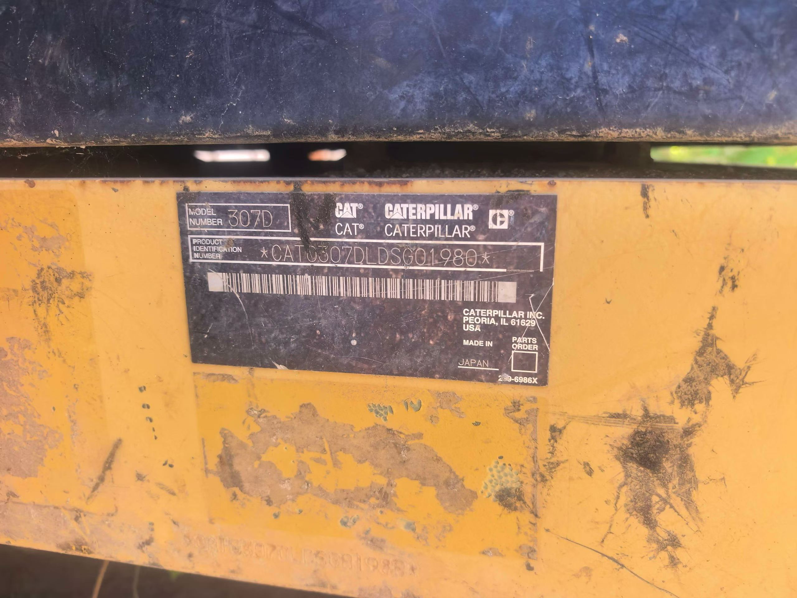 Buy Caterpillar 307B Used Excavator / 4