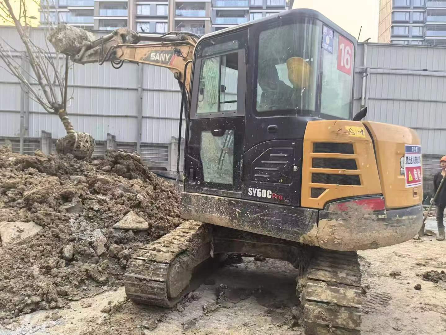 Buy Sany SY60 Used Excavator / 1