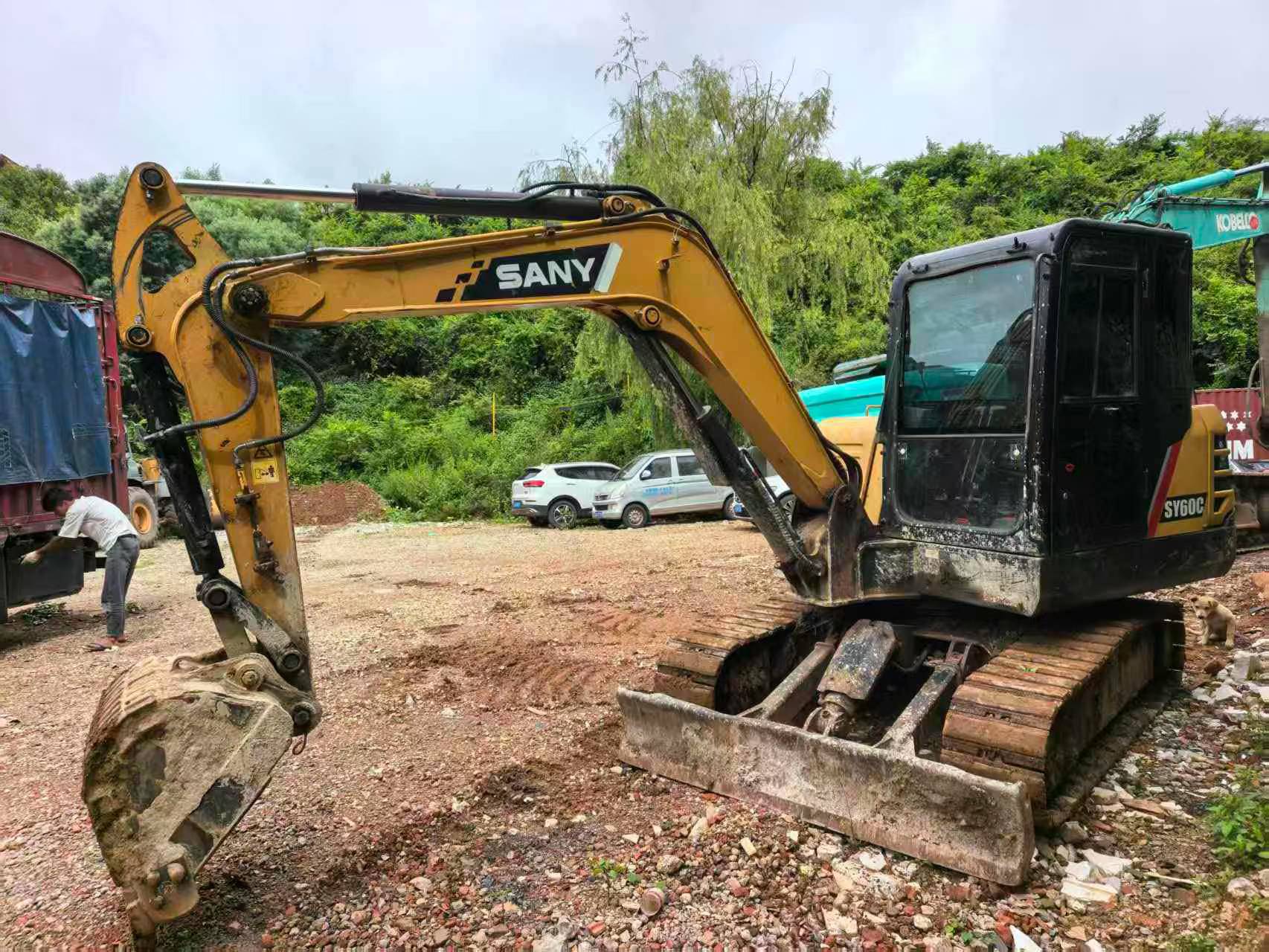 Buy Sany SY60 Used Excavator / 1