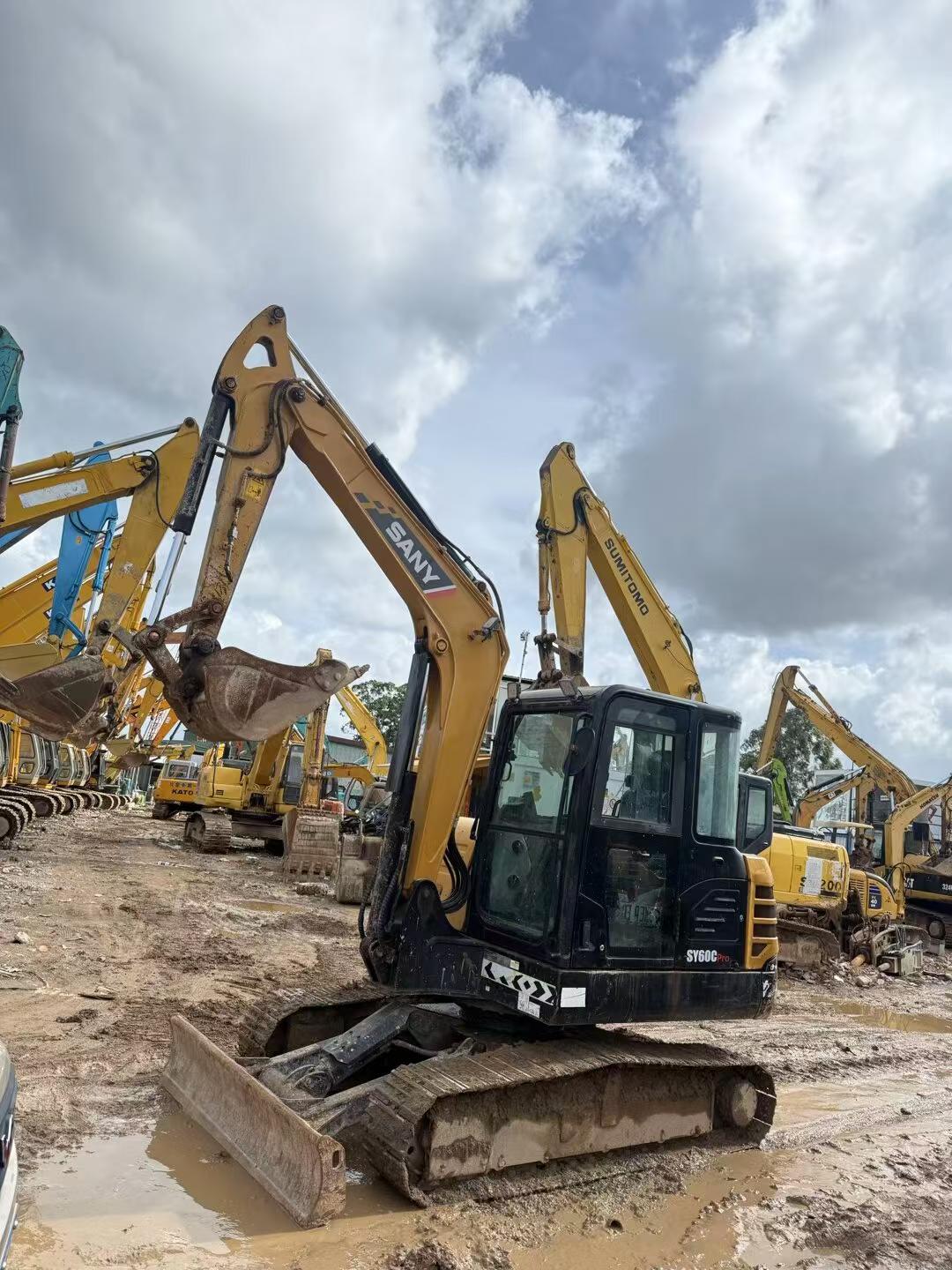 Buy Sany SY60 Used Excavator / 3