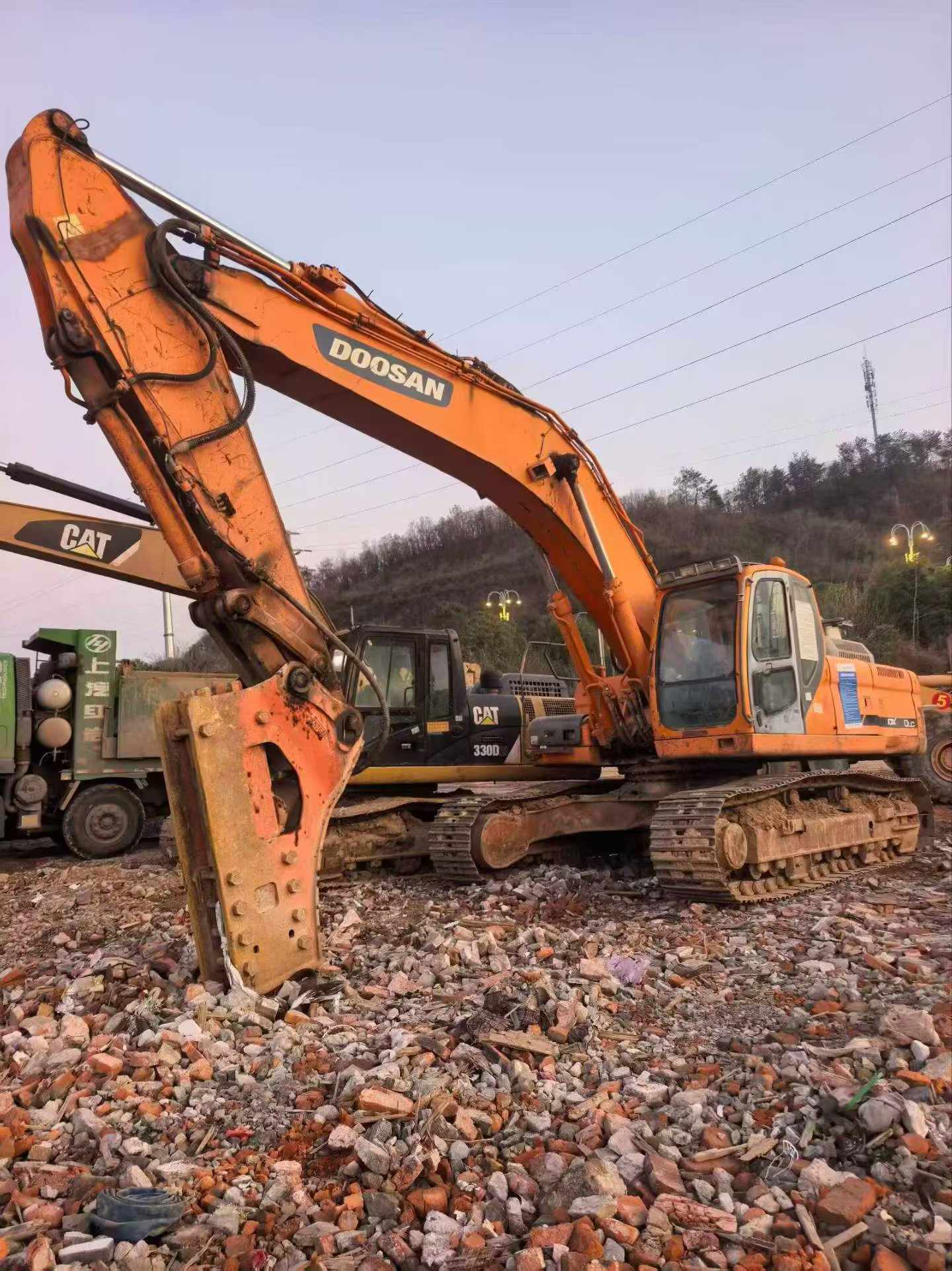 Buy Doosan DX340 Used Excavator / 4