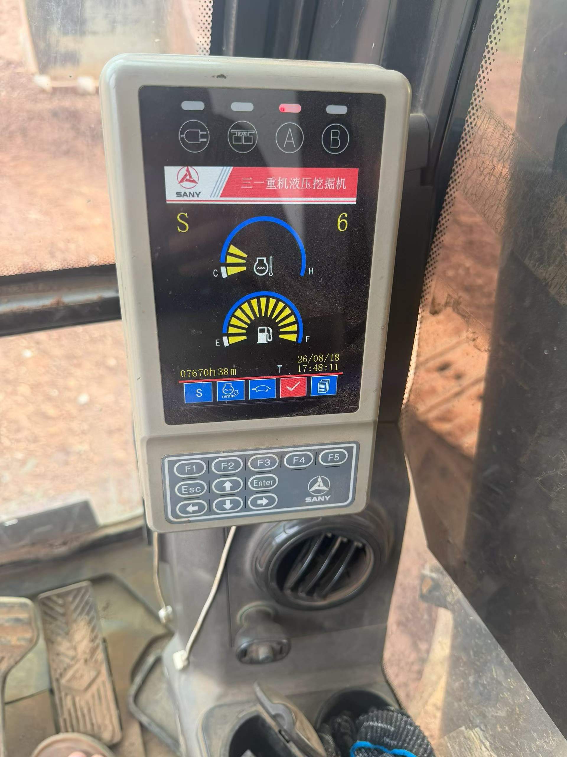 Buy Sany SY215C-8 Used Excavator / 6