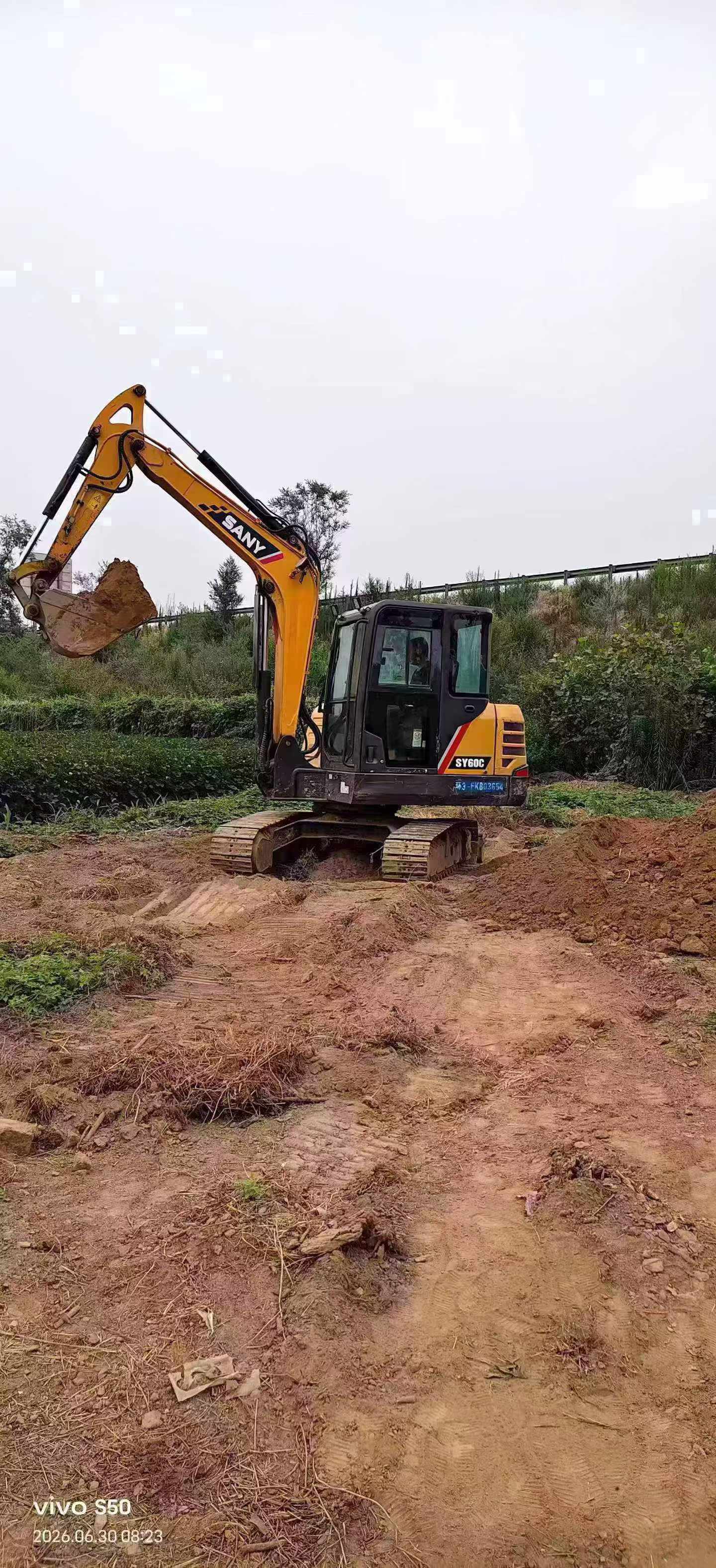 Buy Sany SY60 Used Excavator / 3