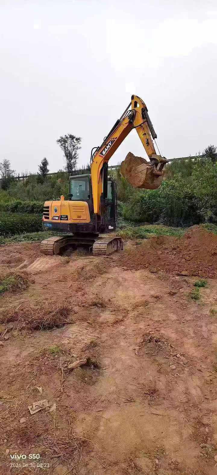 Buy Sany SY60 Used Excavator / 4