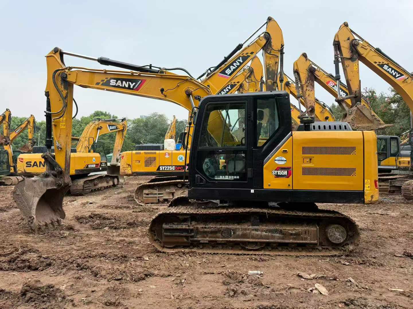 Buy Sany SY135 Used Excavator / 6