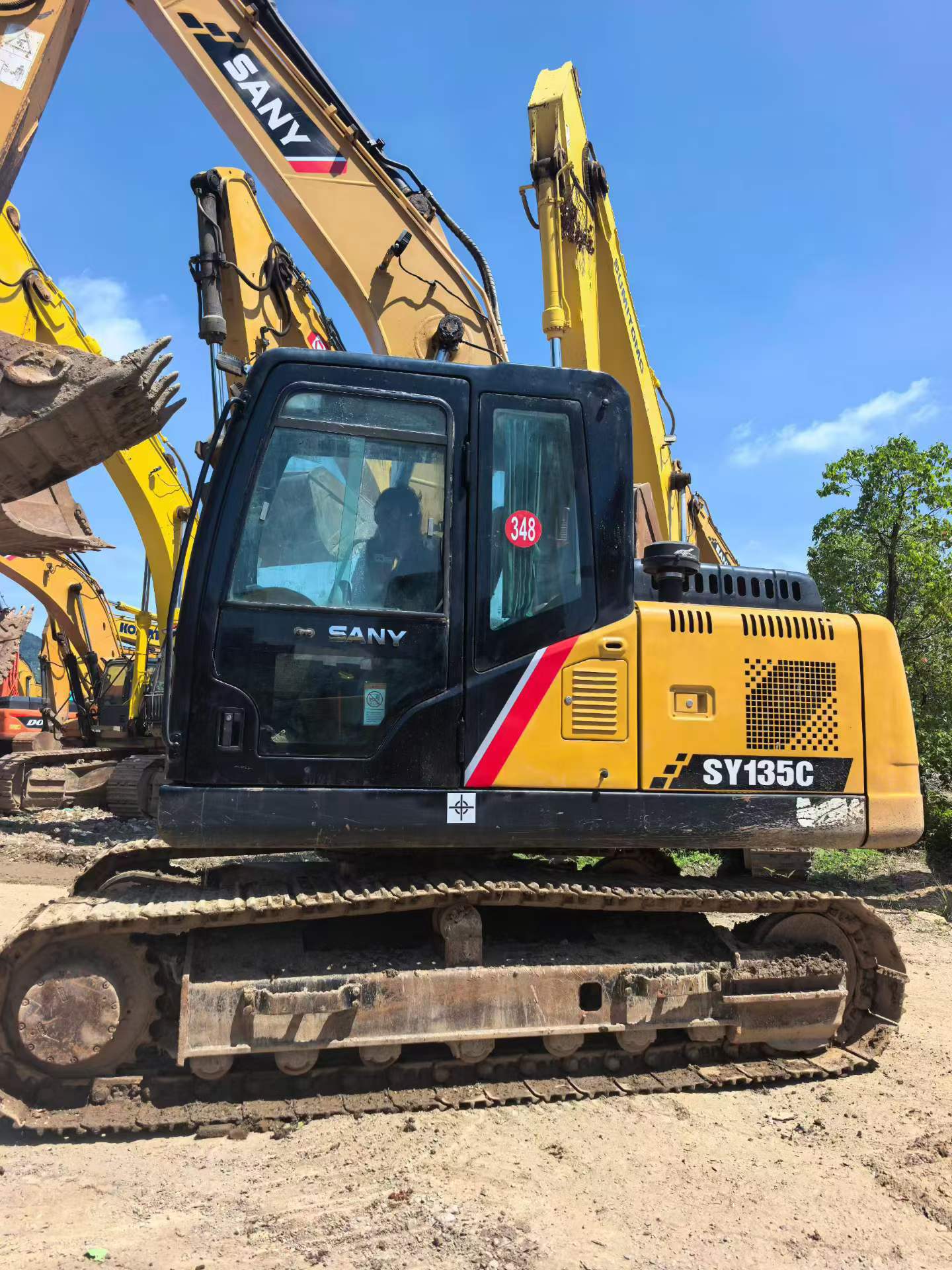Buy Sany SY135 Used Excavator / 3