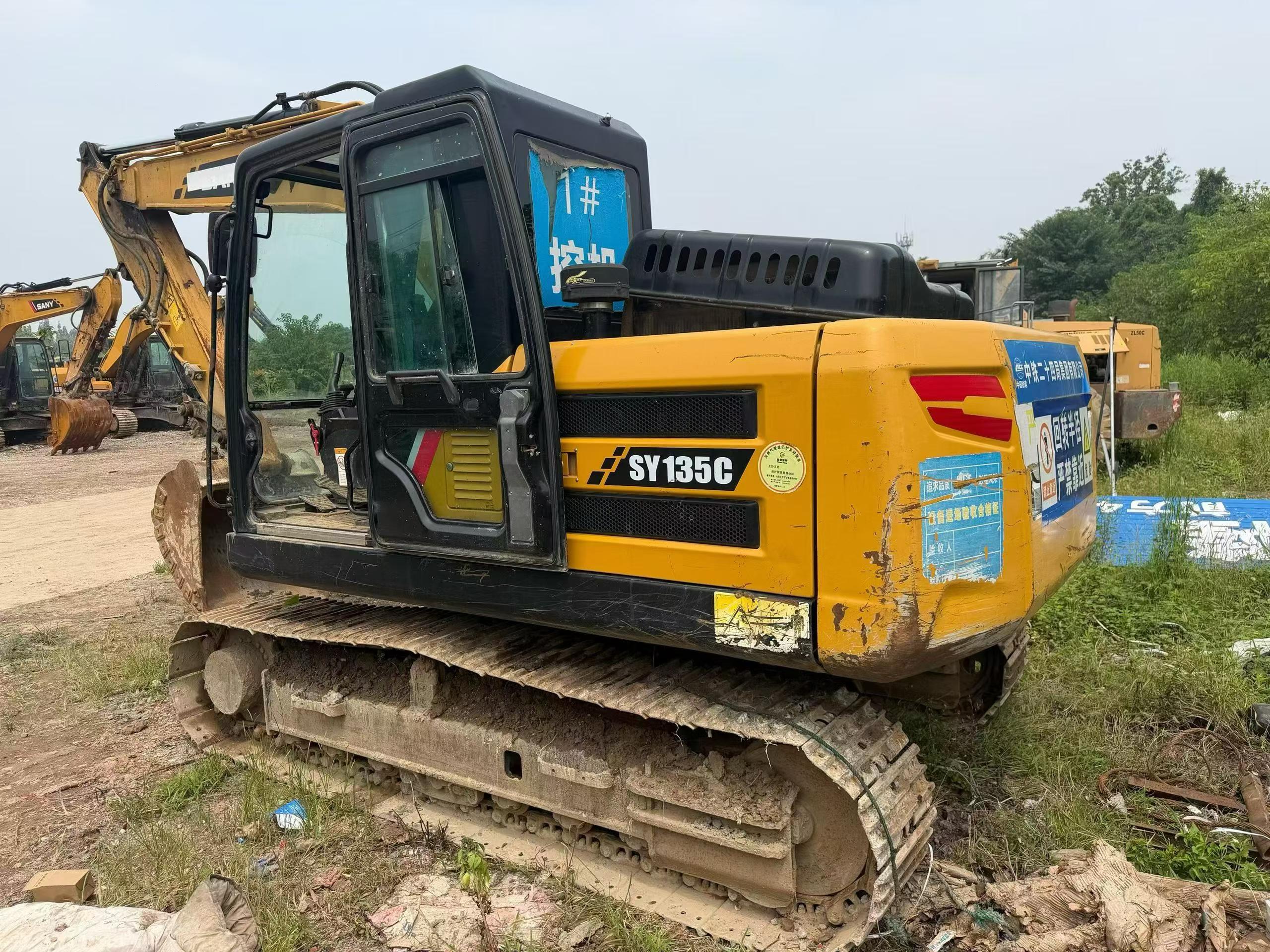 Buy Sany SY135 Used Excavator / 3